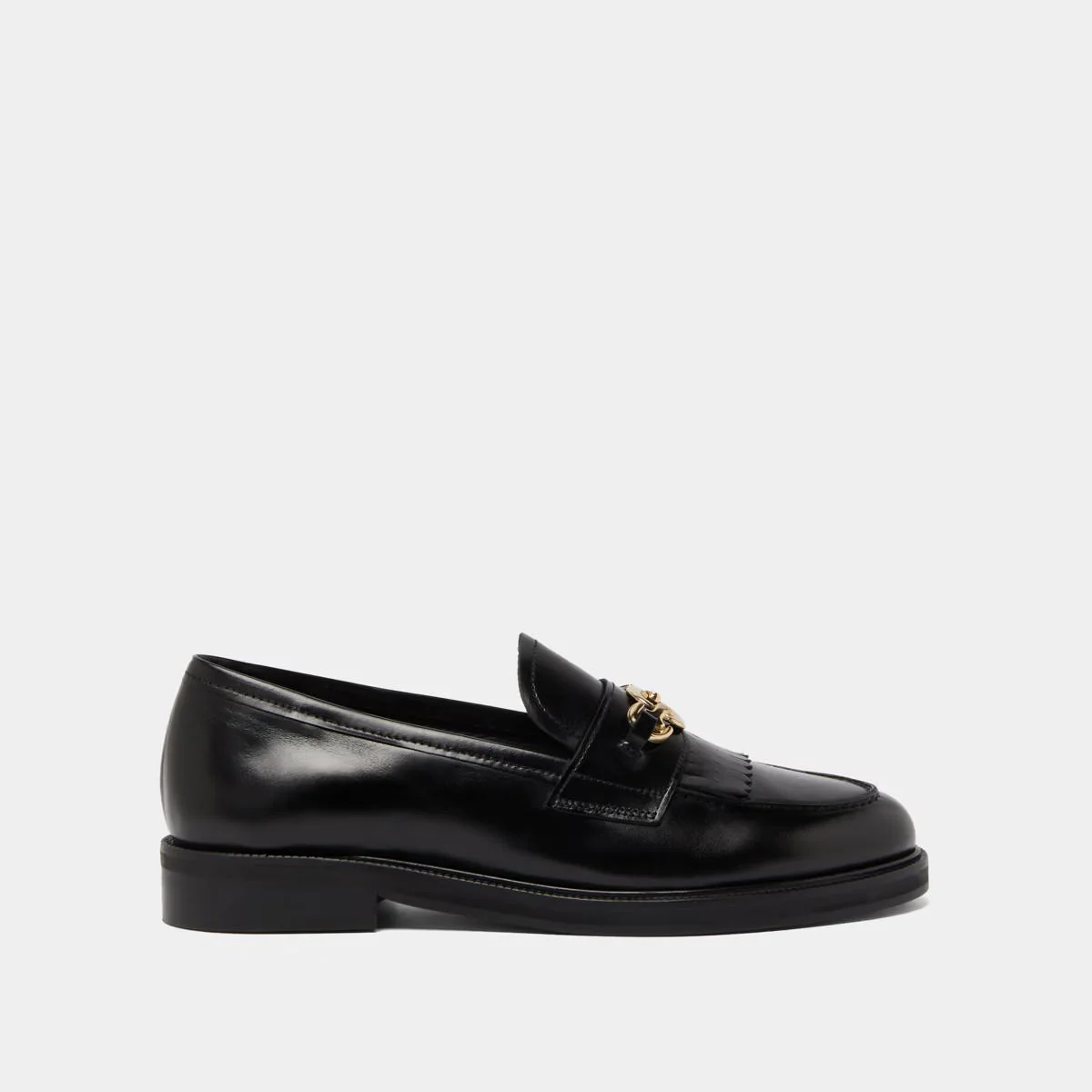 Mocassins Delphes Cuir Noir - Image 2