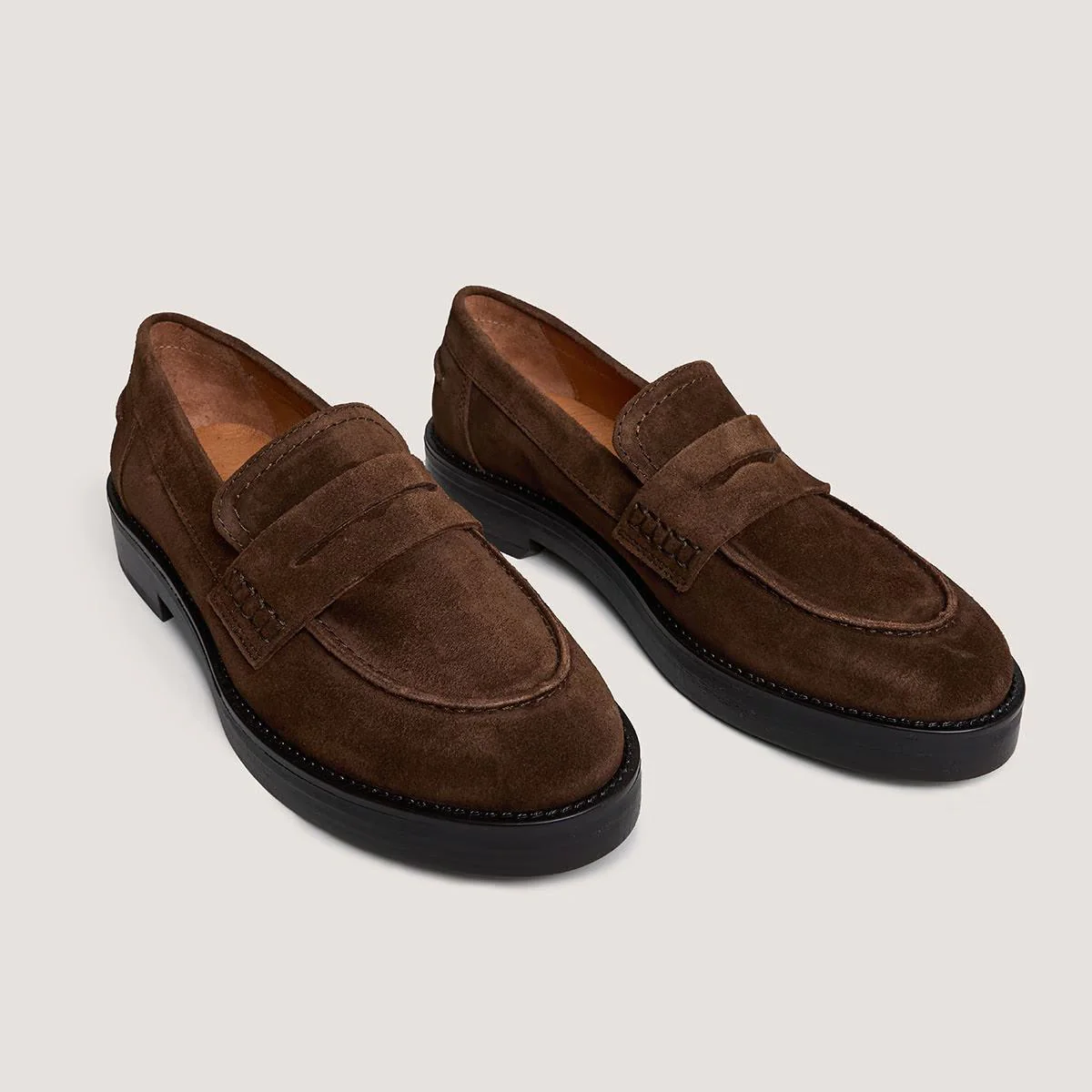 Mocassins Mirna Croute Marron - Image 4