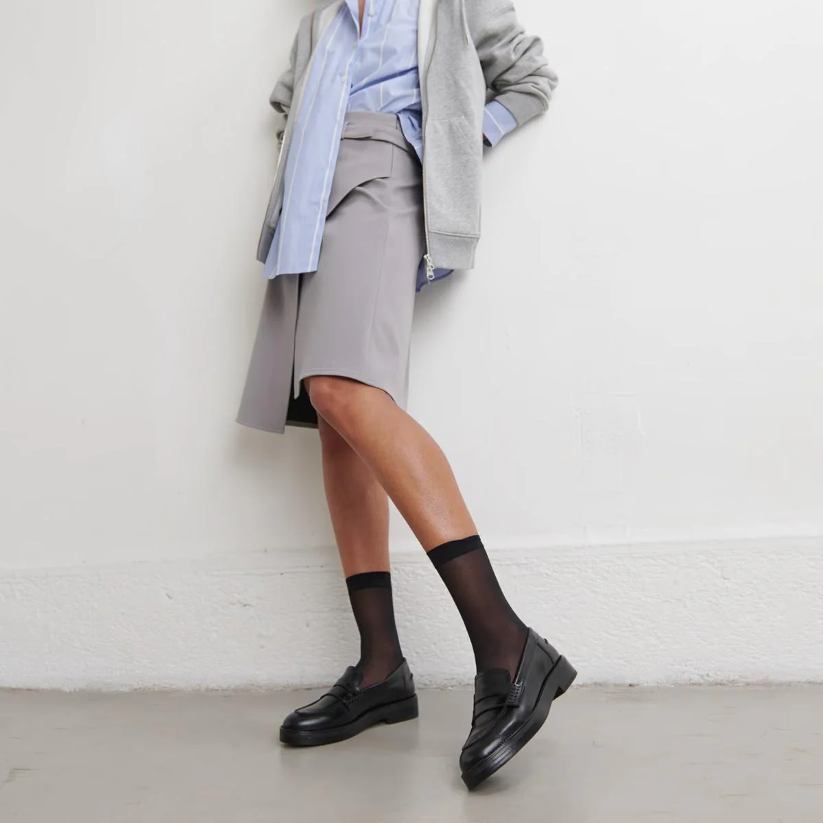 Mocassins Mirna Cuir Noir