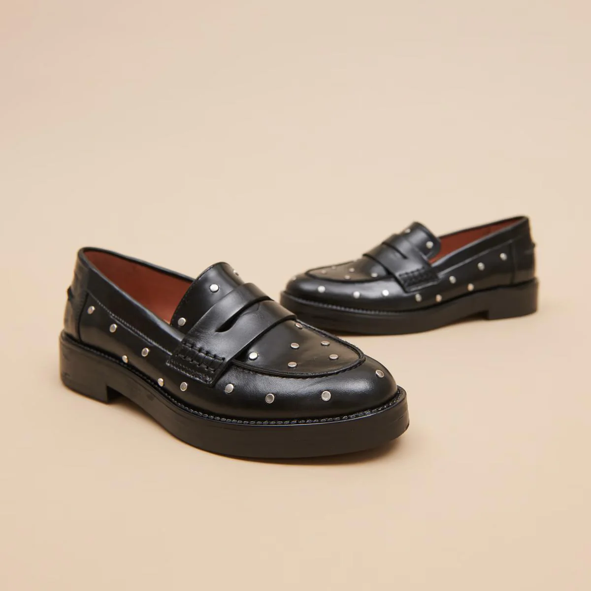 Mocassins Mirnou Cuir Noir - Image 3