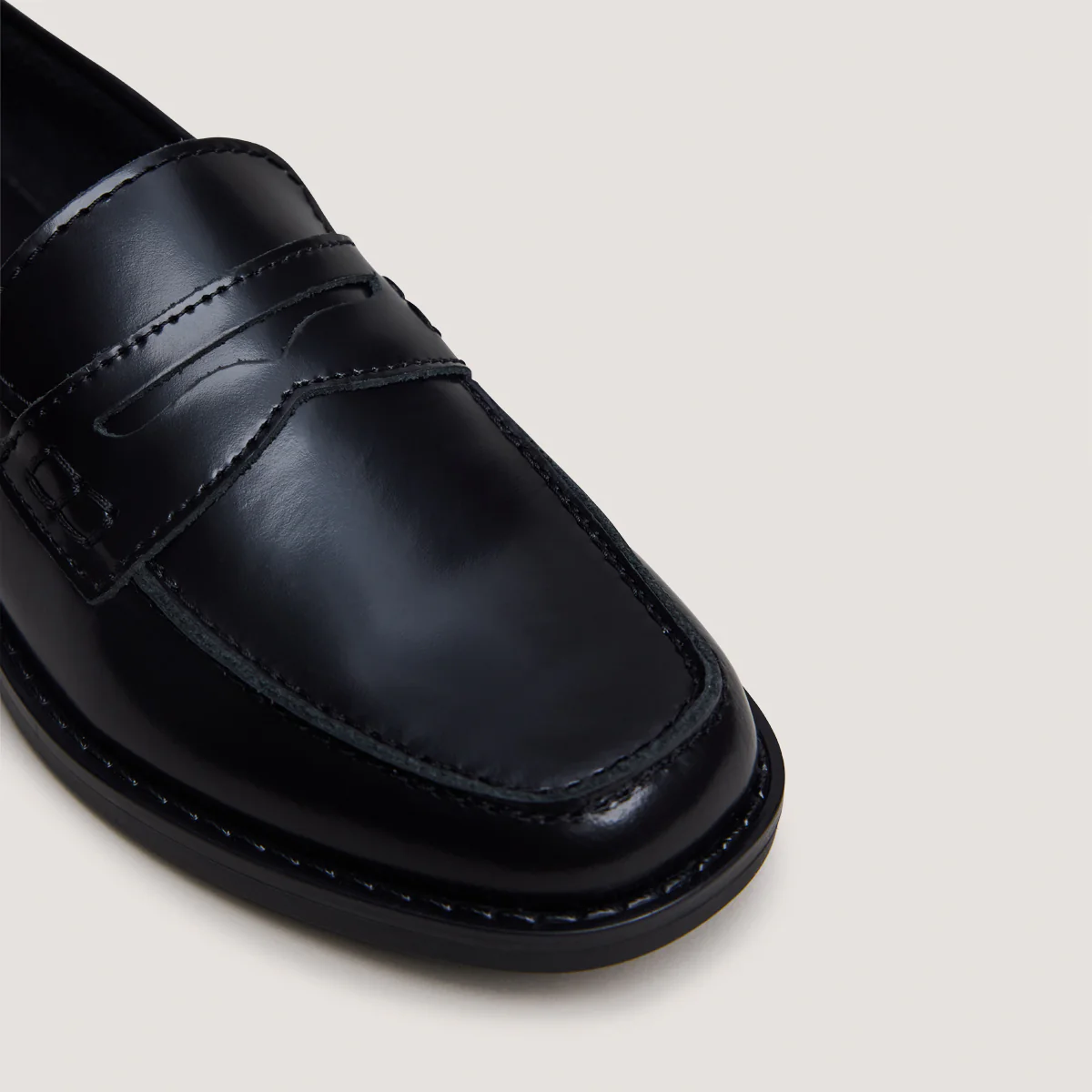 Mocassins Naomie Cuir Glace Noir - Image 4