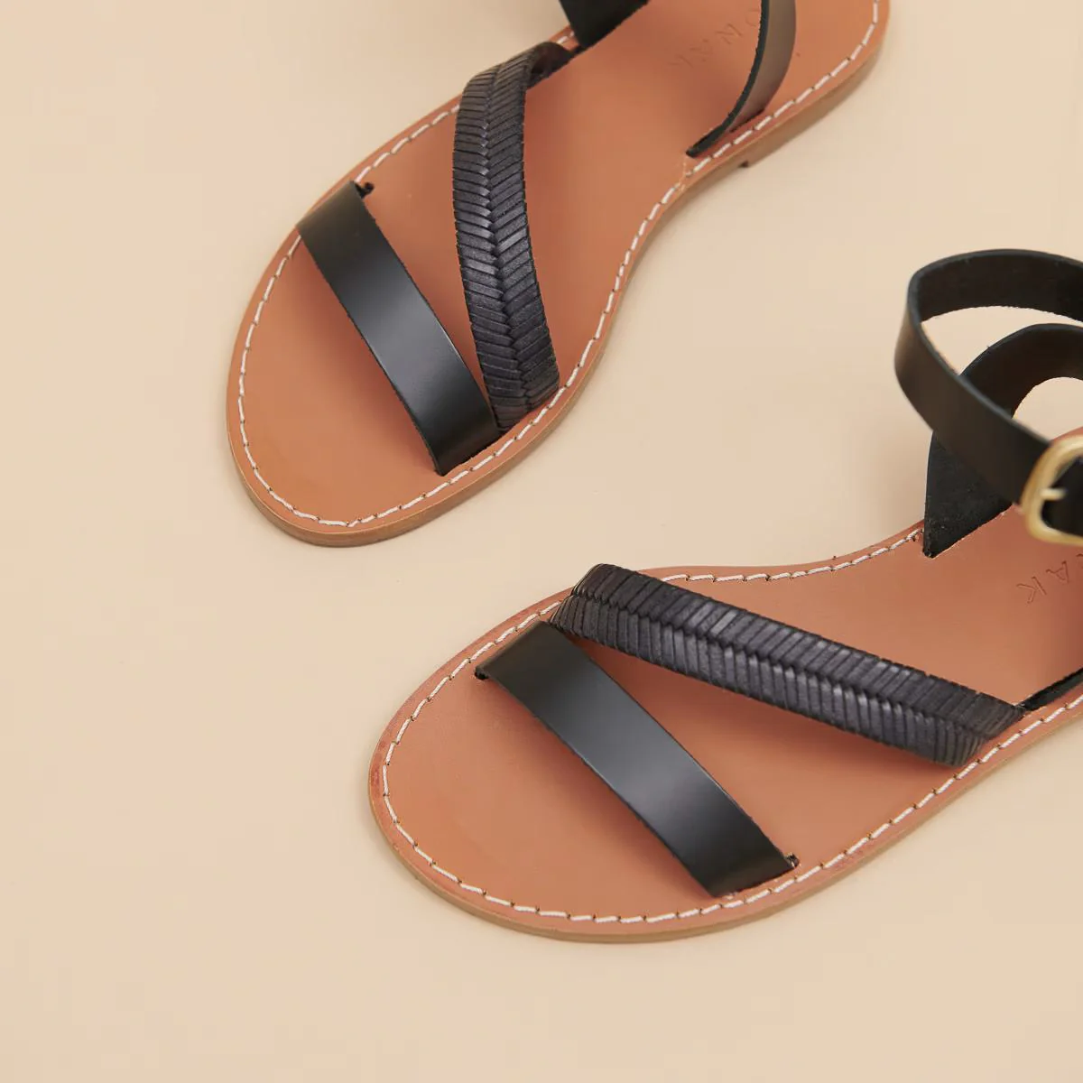 Mocassins Thelma-bis Cuir Glac Noir - Image 5