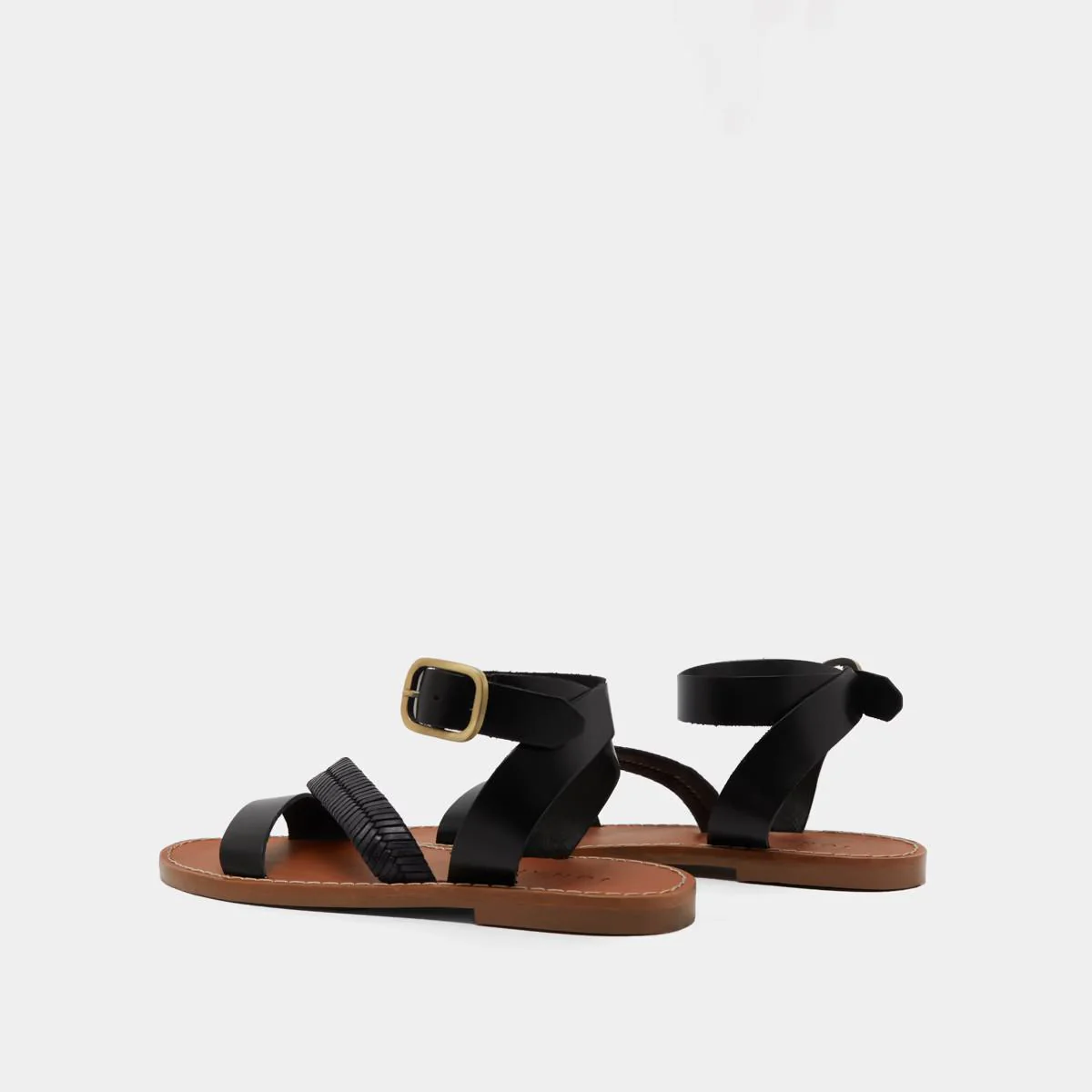 Mocassins Thelma-bis Cuir Glac Noir - Image 6