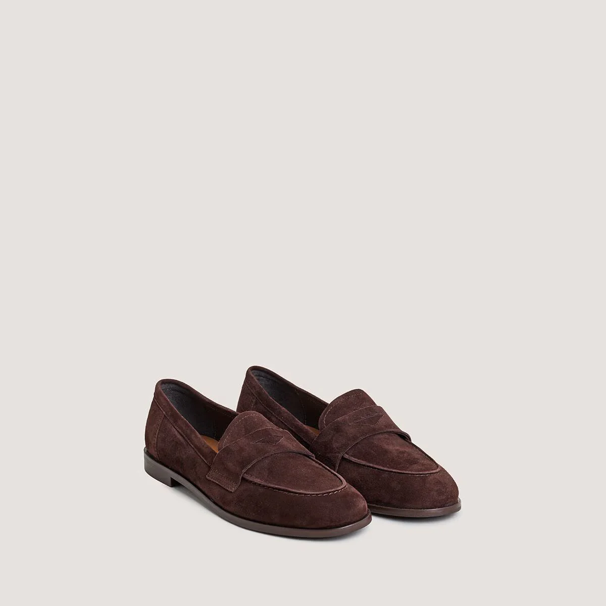Mocassins Thelma-bis Velours Marron