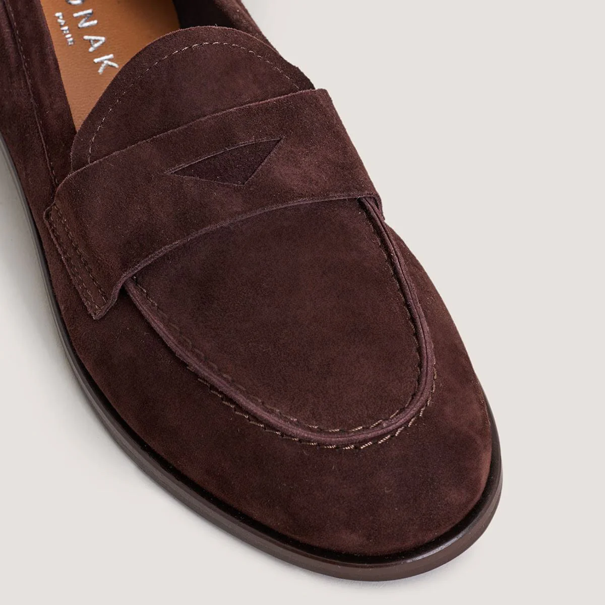 Mocassins Thelma-bis Velours Marron - Image 3