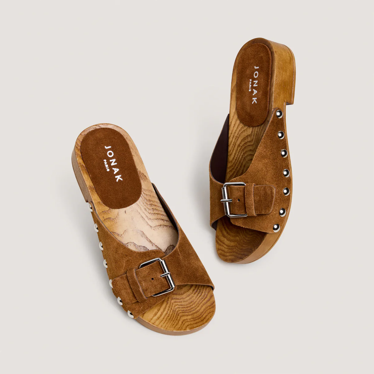 Mules Enora Croute Cognac - Image 3
