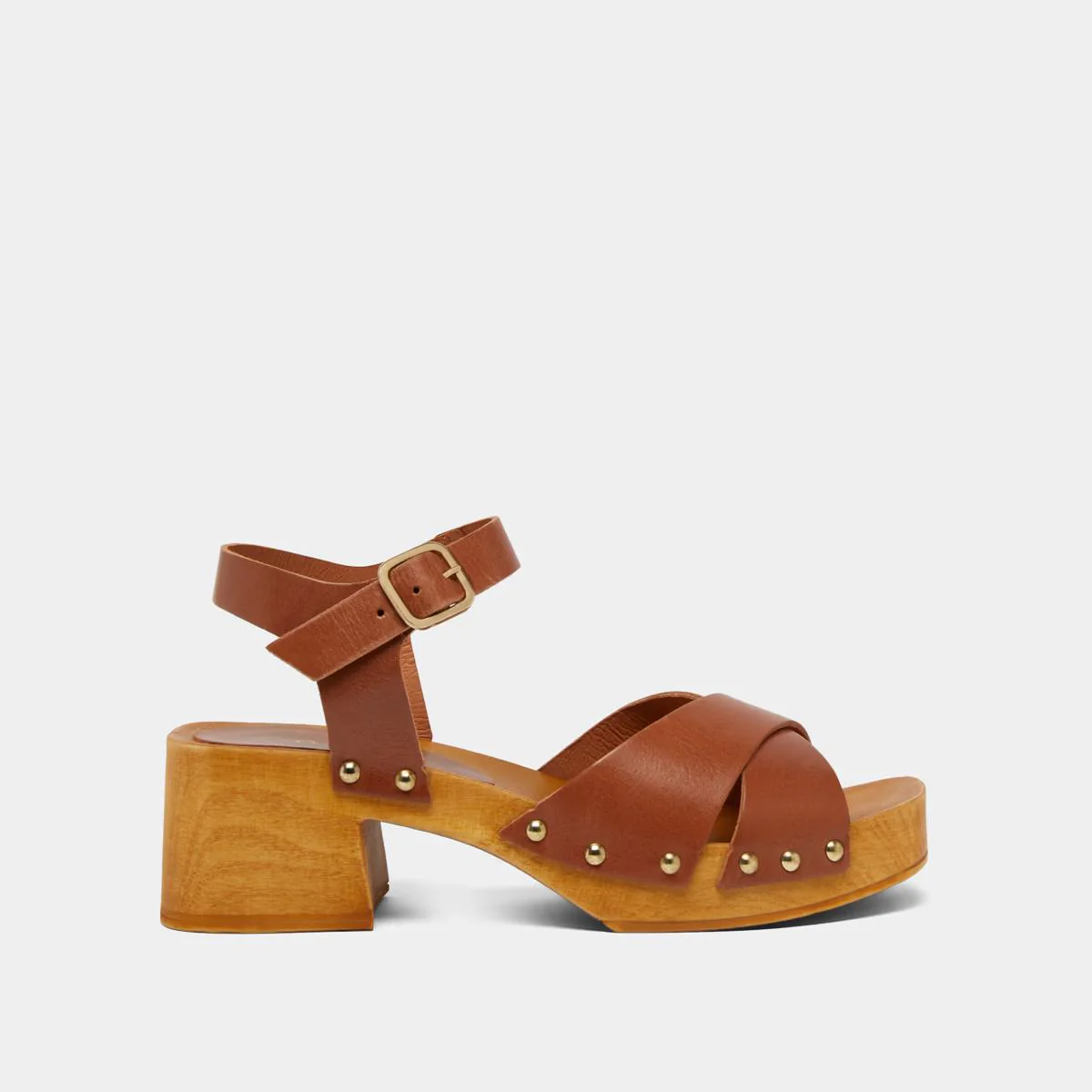 Sandal Mae Bis Cuir Cognac - Image 2