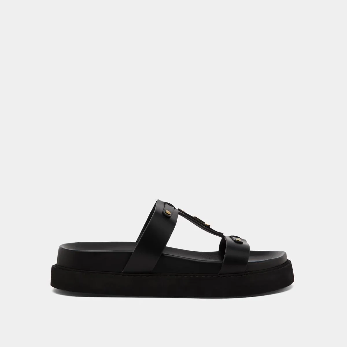 Sandales Luana Cuir Glace Noir - Image 2
