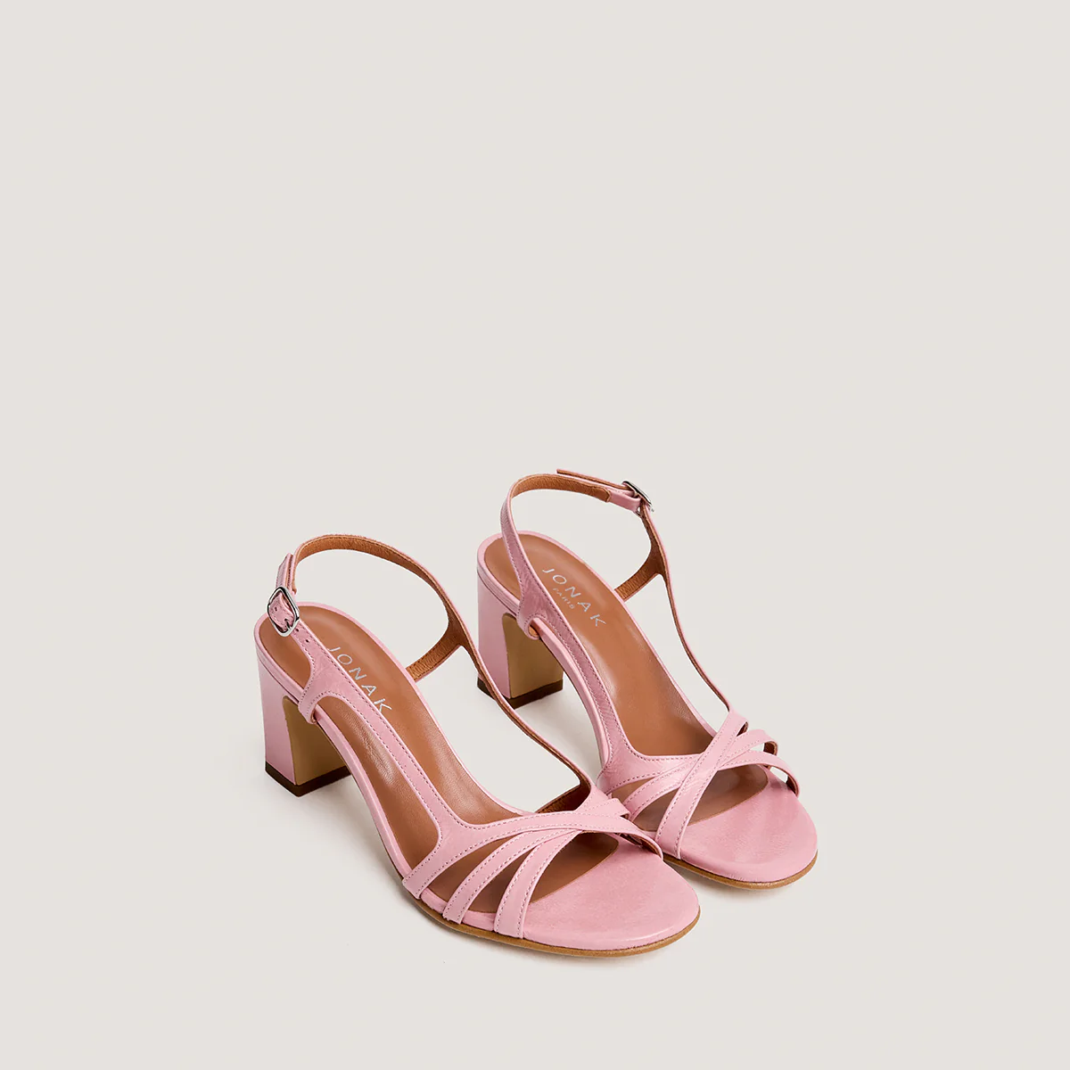 Sandales Vaiana Vernis Plisse Rose-Petale - Image 3