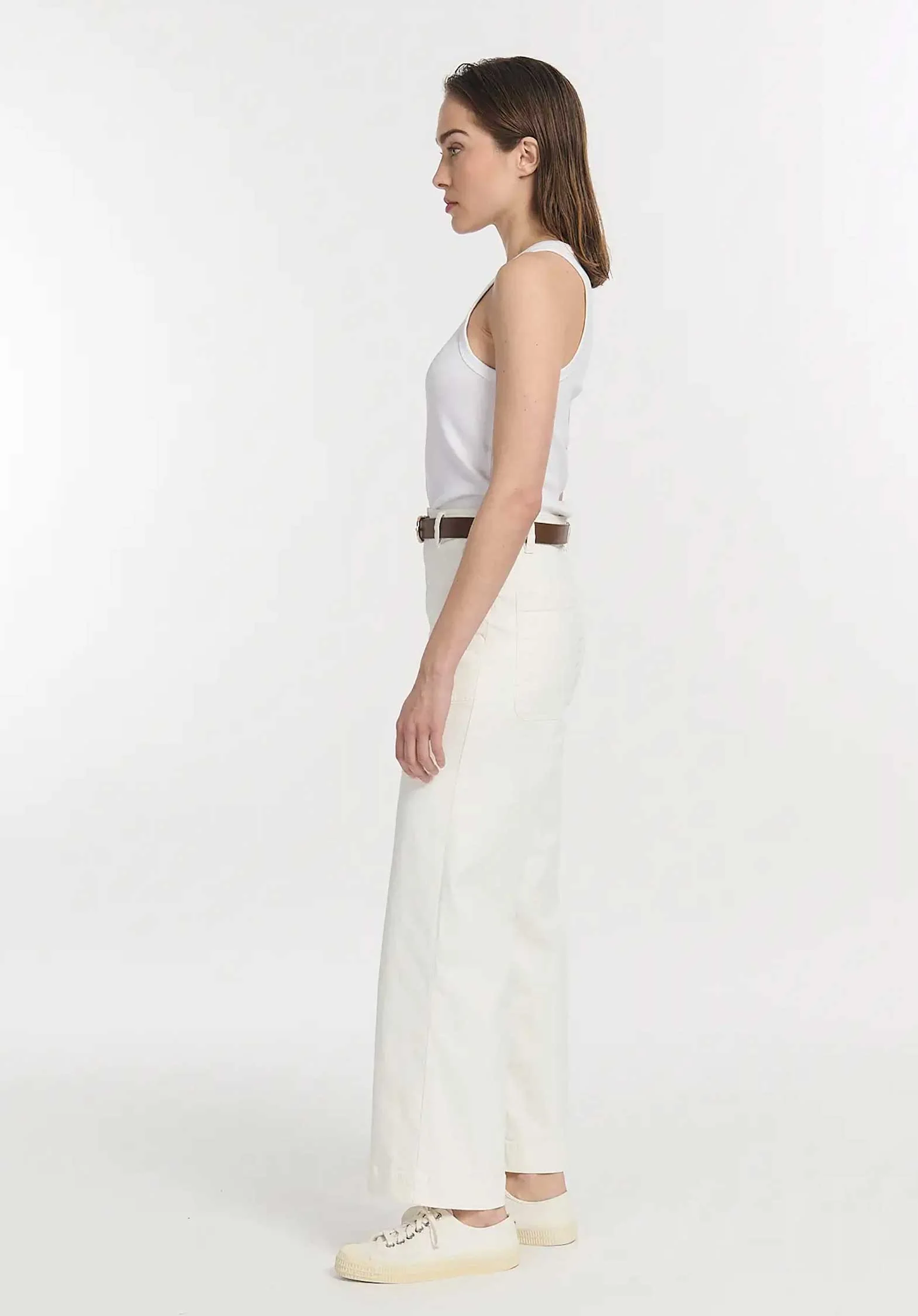 Jeans Sunday Utility Blanc - Image 4