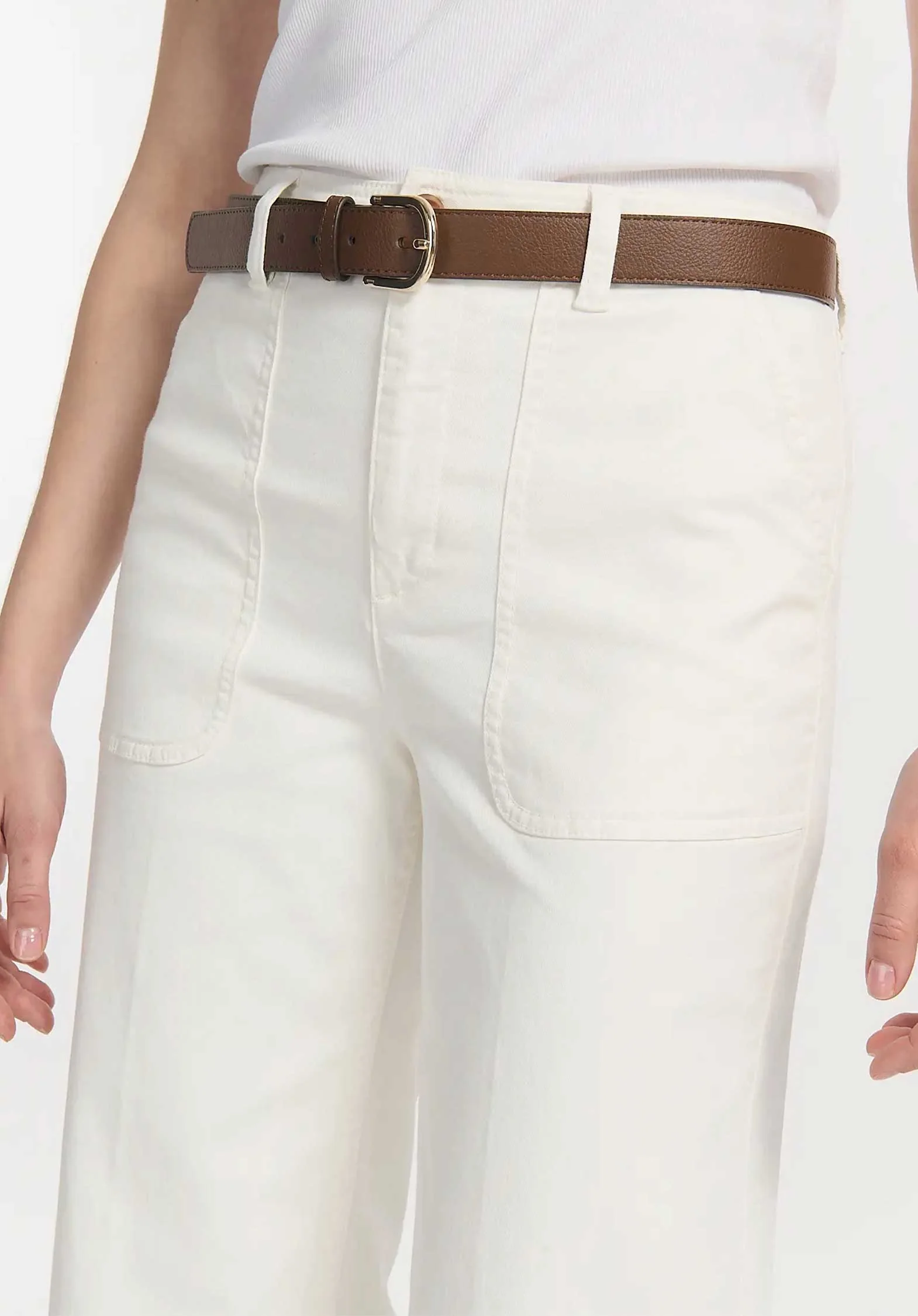 Jeans Sunday Utility Blanc - Image 6