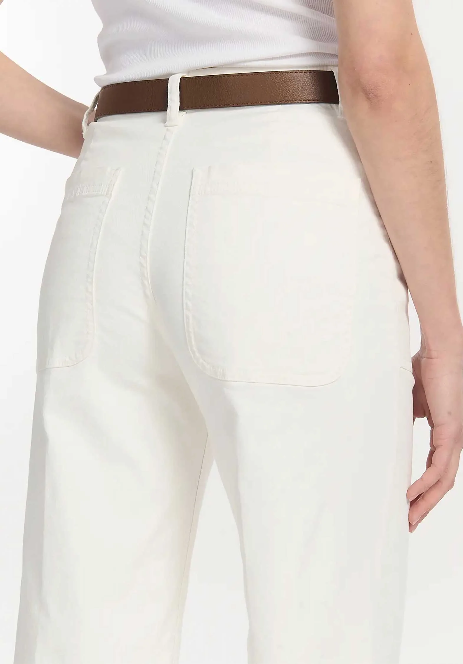 Jeans Sunday Utility Blanc - Image 7