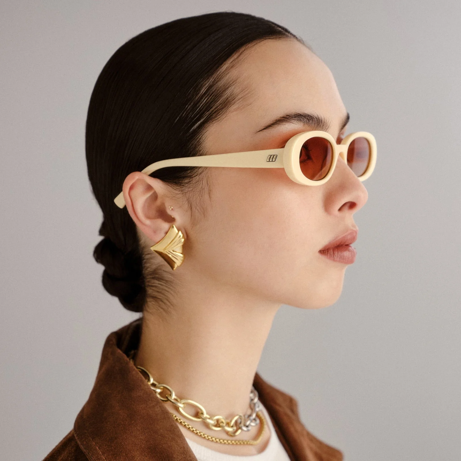 Sunglasses Outta Love 229 Ecru - Image 5