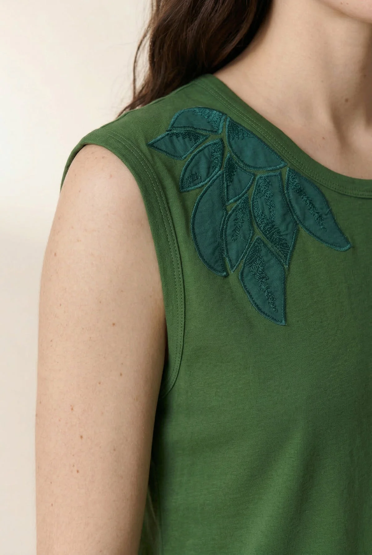 Unisex Tank Top Sleeveless Cotton Jersey Knit - Bird Green - Image 6
