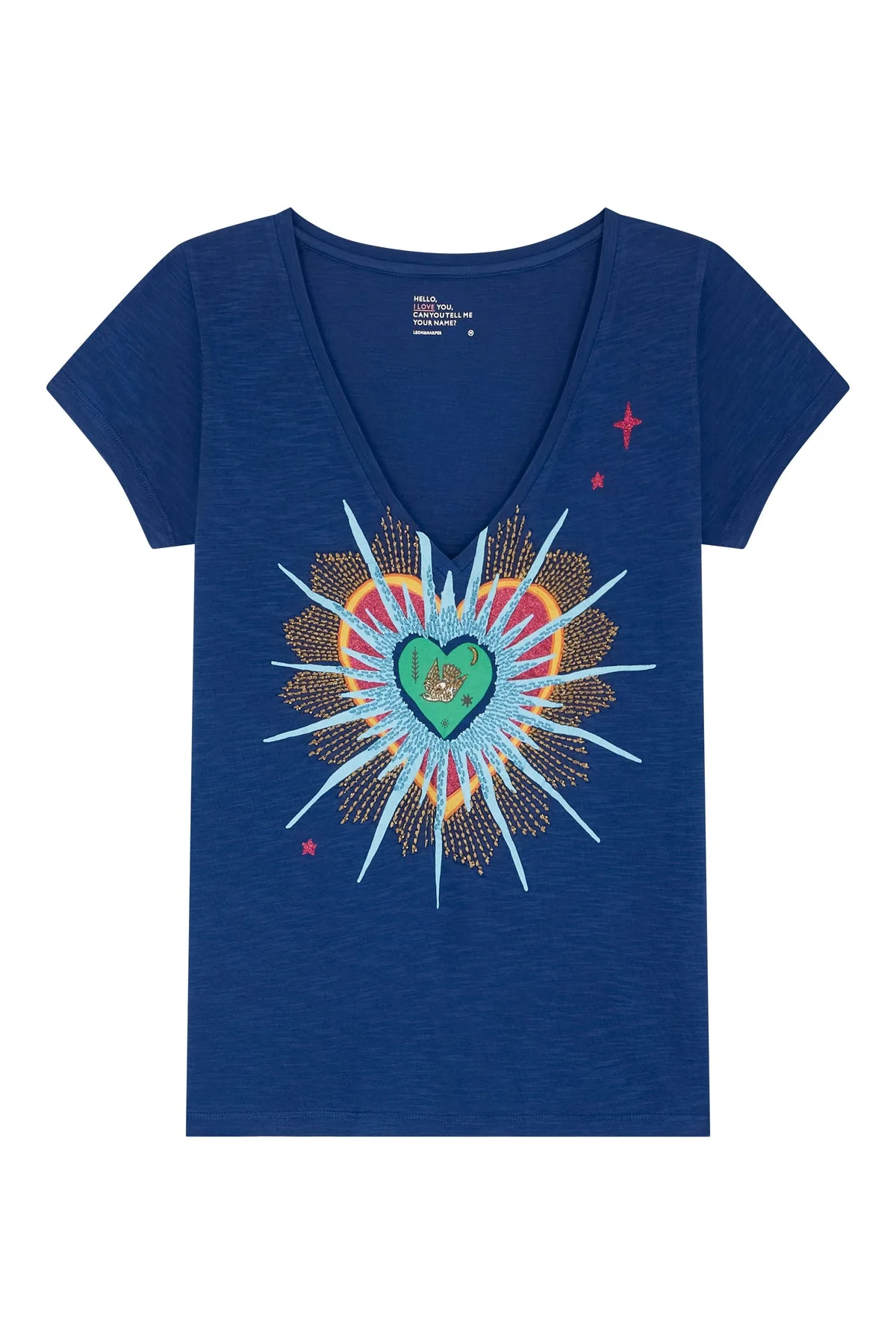 Unisex T-Shirt 100% Cotton Jersey Knit Fabric - Exvo Blue