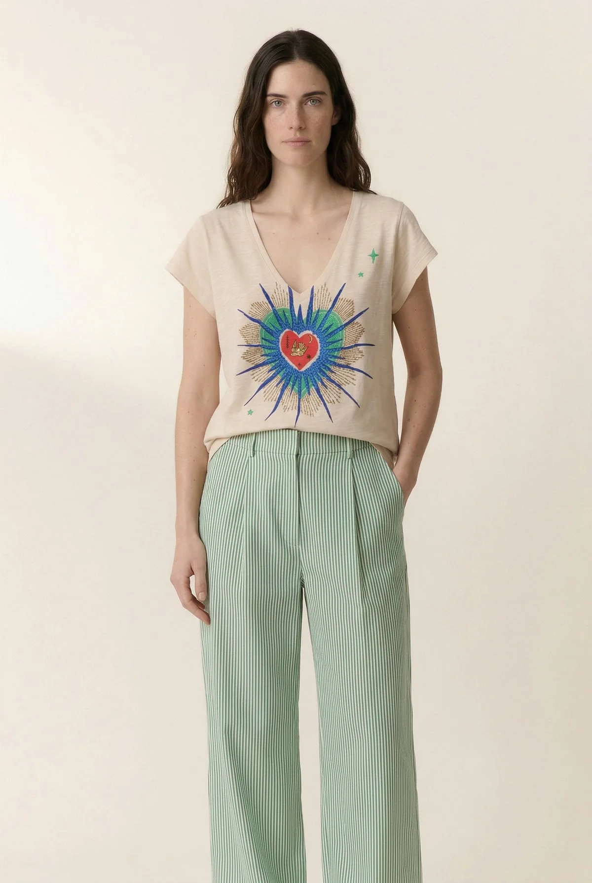 Tshirt Tonton Jc03 Exvo Chalk - Image 2