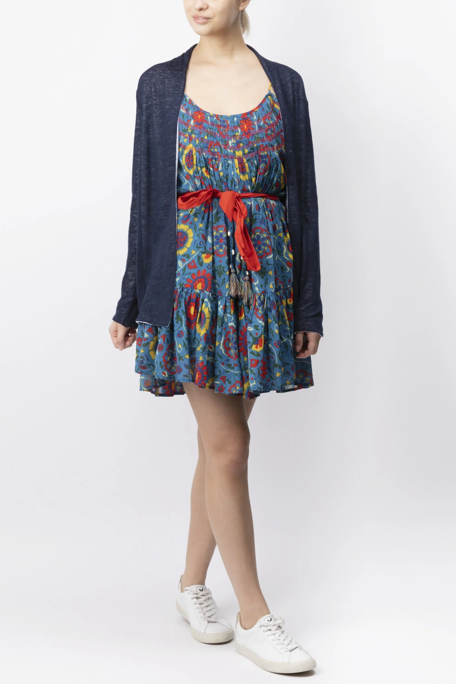 Linen Blend Knit Jacket - Image 4