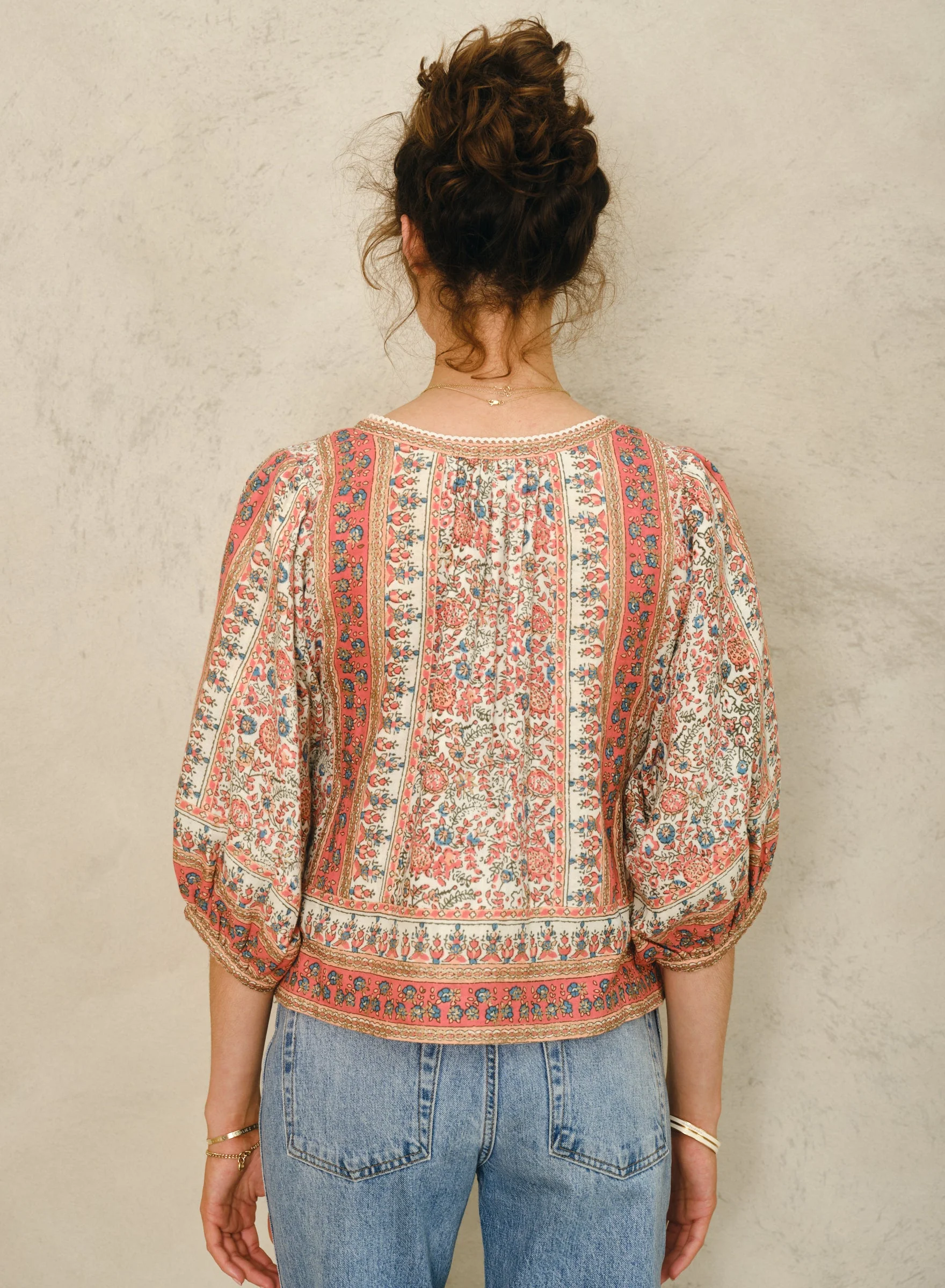 Jacket Cass Print Jkt Coral - Image 3