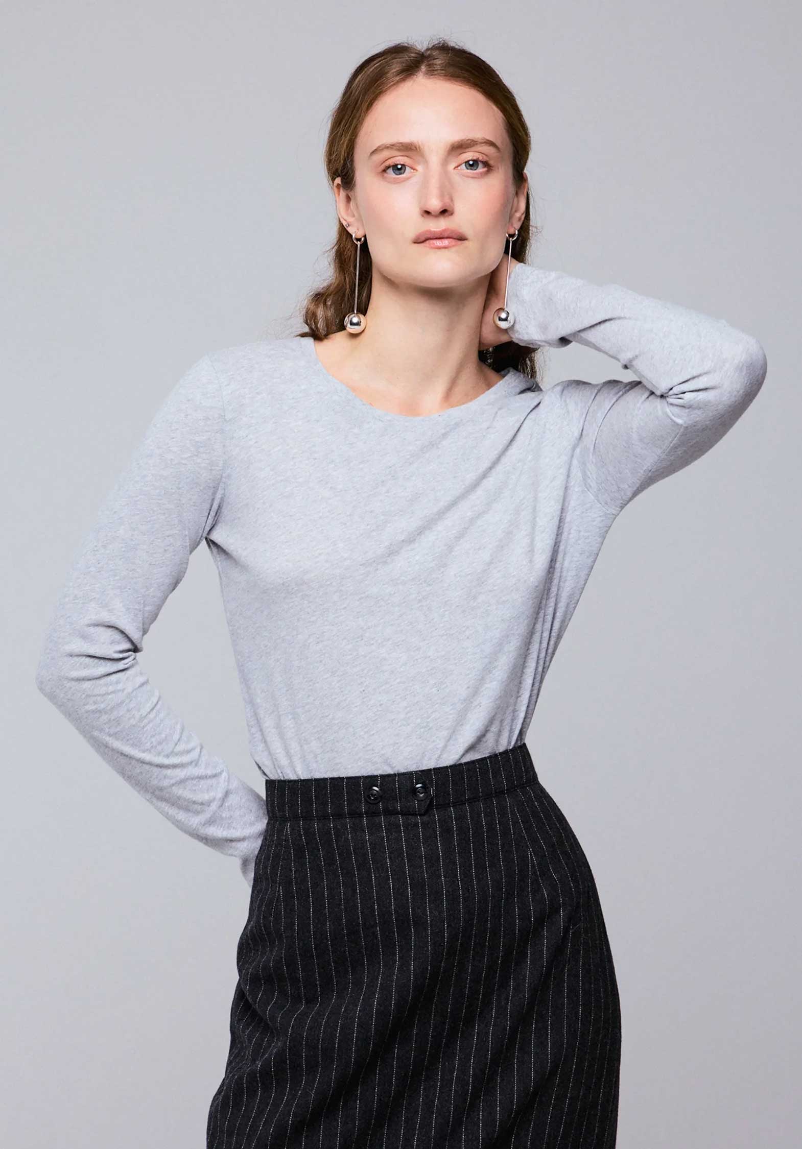 Tshirt 007-fts037 Light-Heather-Grey