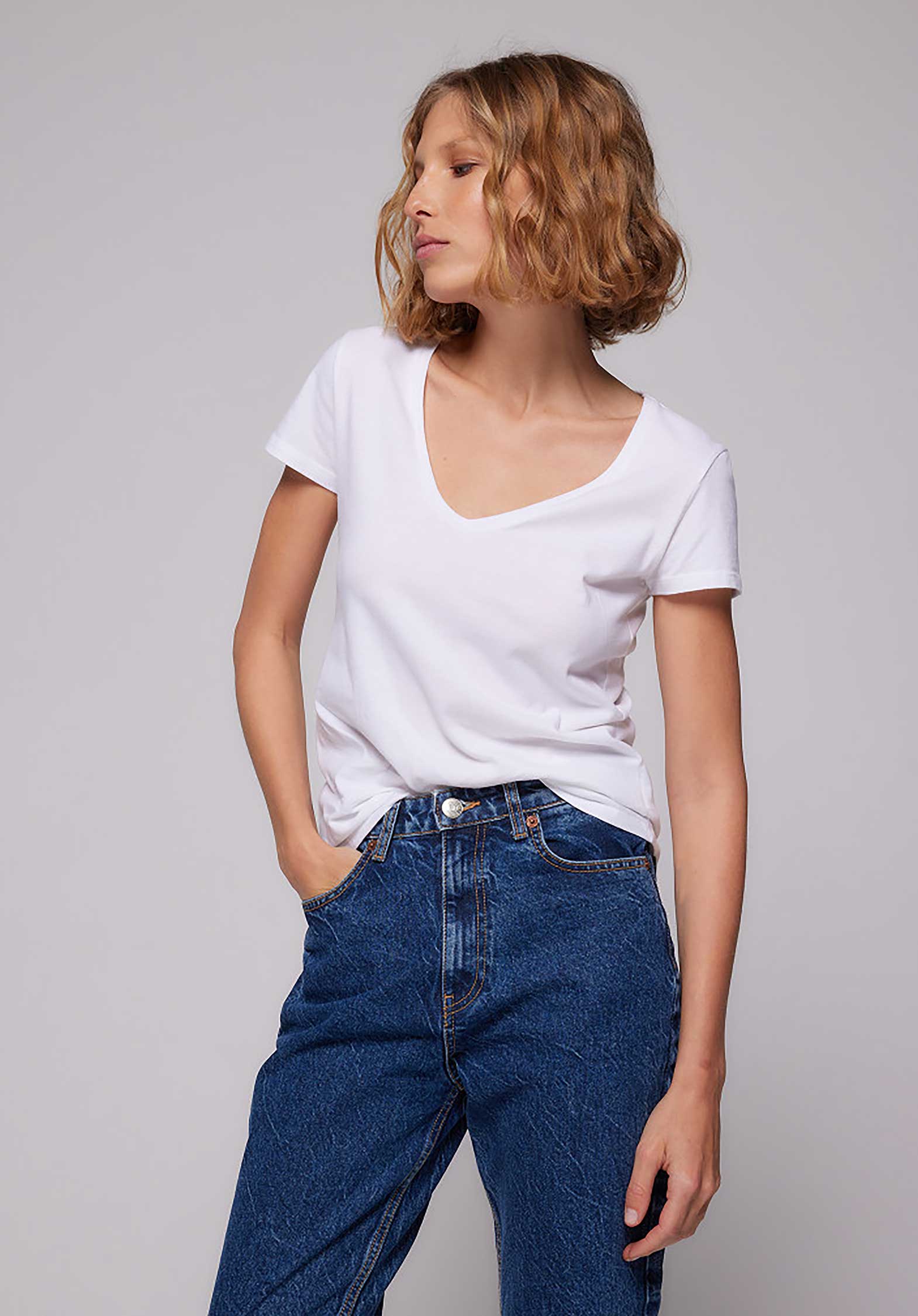 Tshirt M007-fts149 White - Image 5