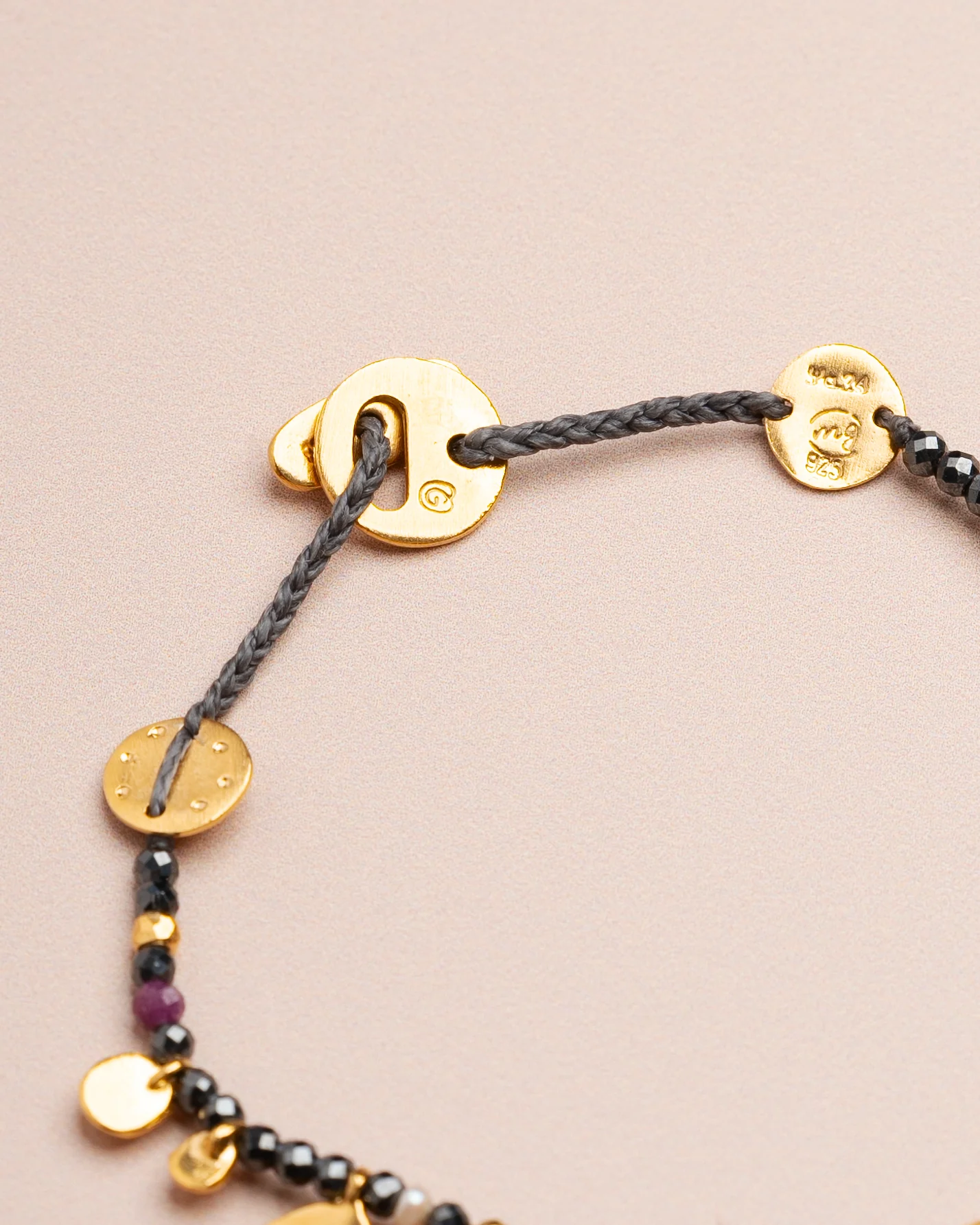 Bracelet Smarties Stone Gray-Spinel - Image 2