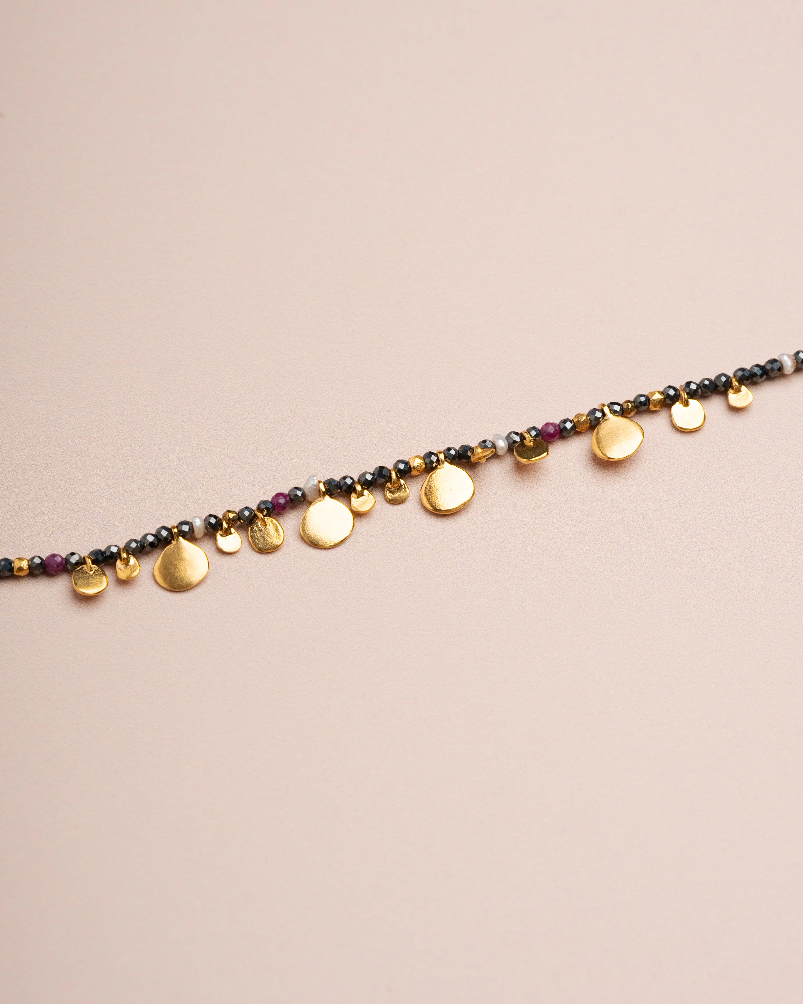 Bracelet Smarties Stone Gray-Spinel - Image 3