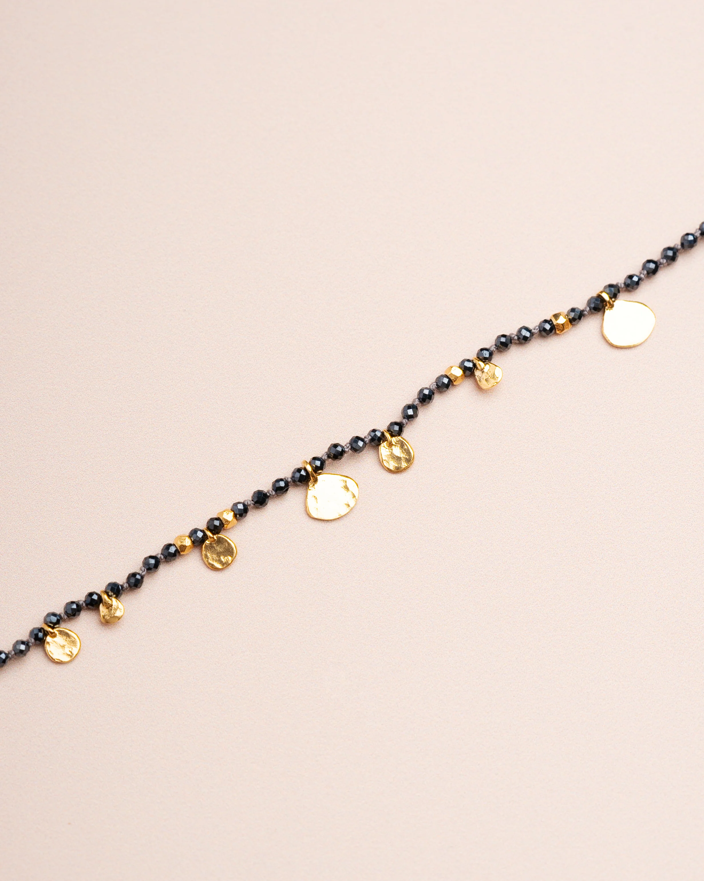 Necklace Smarties Short Gray-Spinel - Image 3