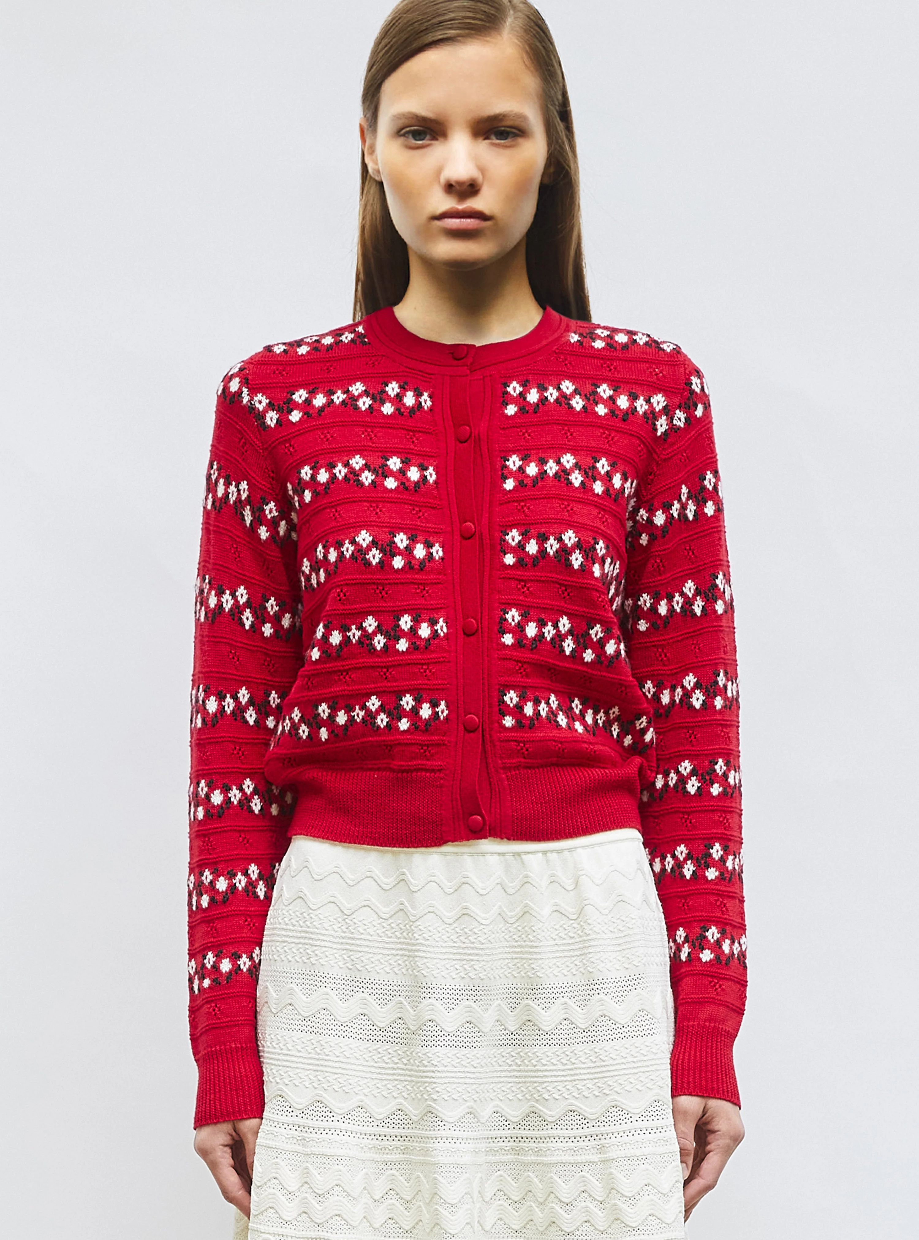 Cardigan Dessert Garance-Red