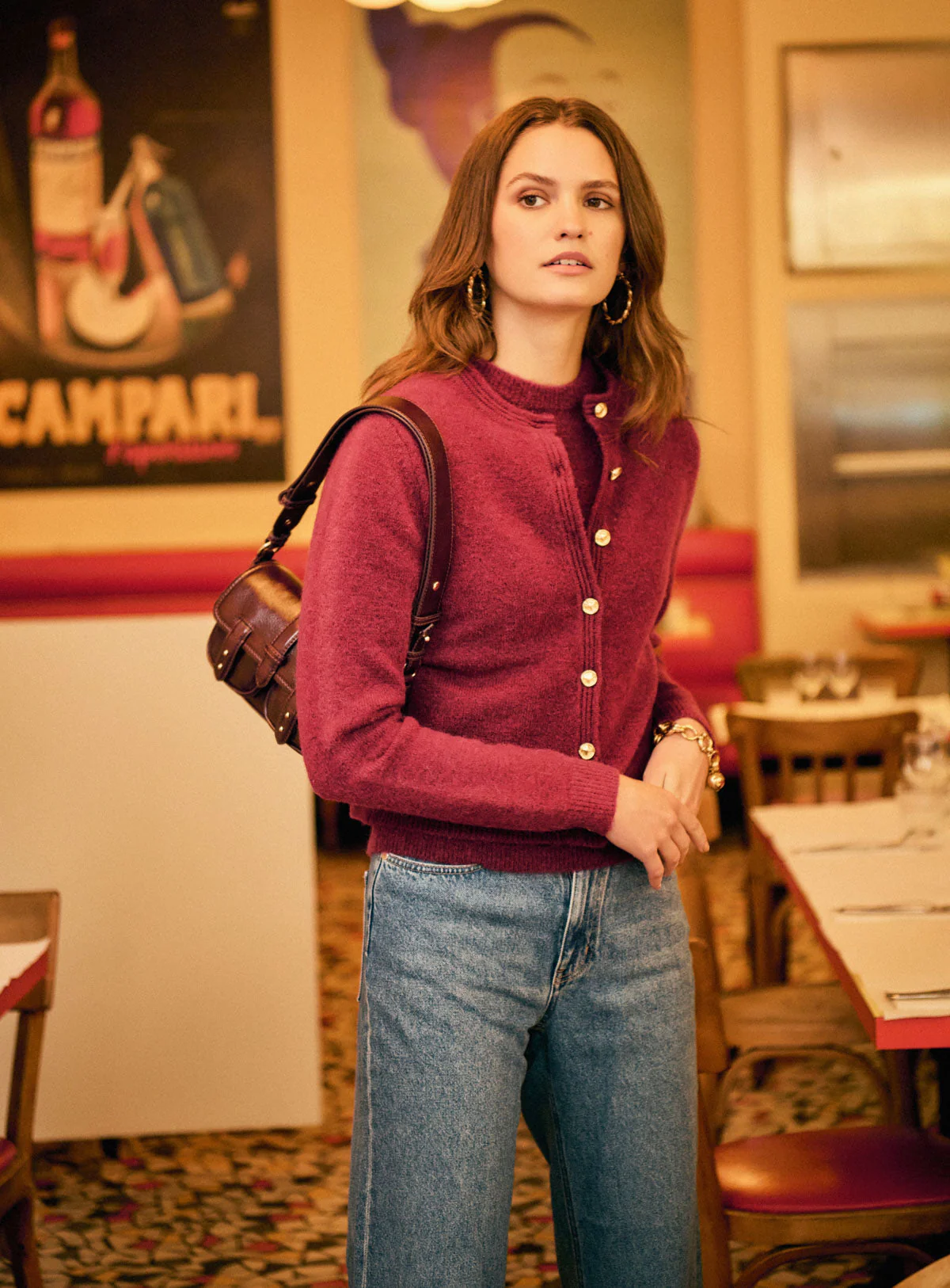 Cardigan 225myriam Wine - Image 3