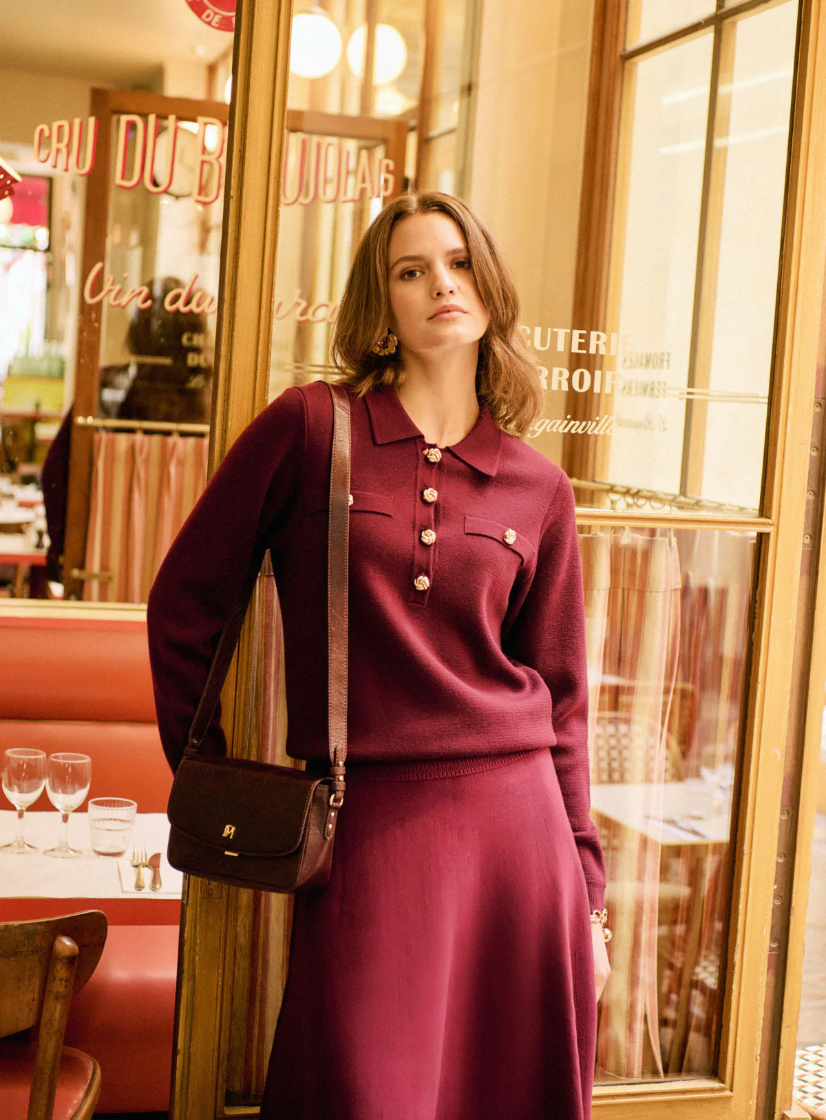 Pullover 225macha Wine
