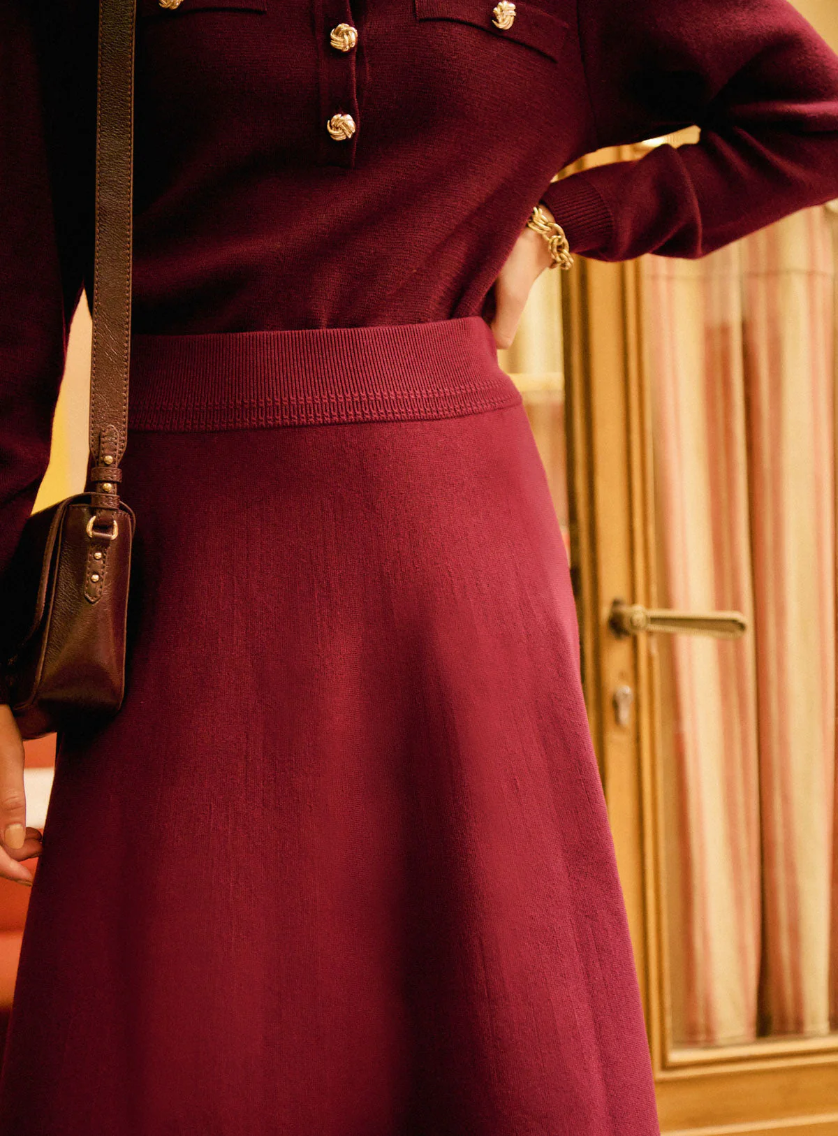 Skirt 225jasmine Wine - Image 2