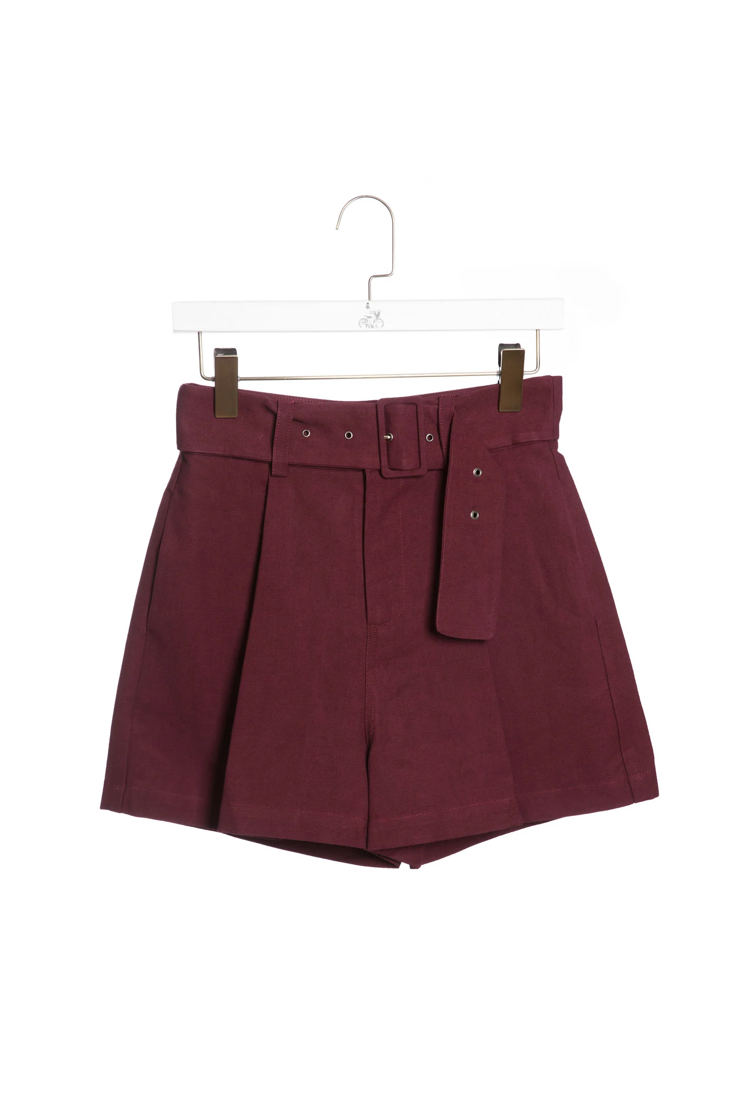 Pleated High-rise Shorts - Image 5