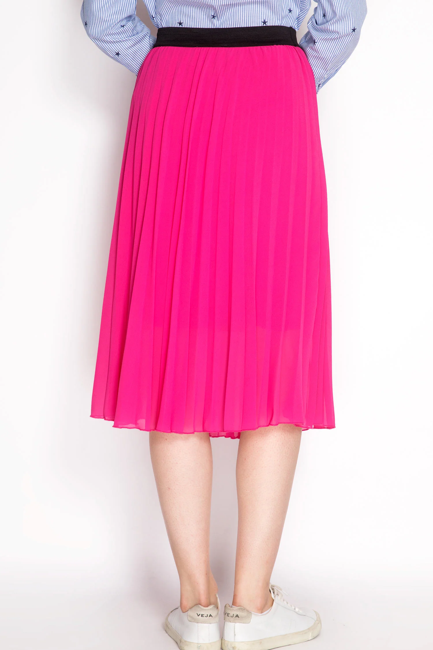 Pleated Midi Skirt - Image 2