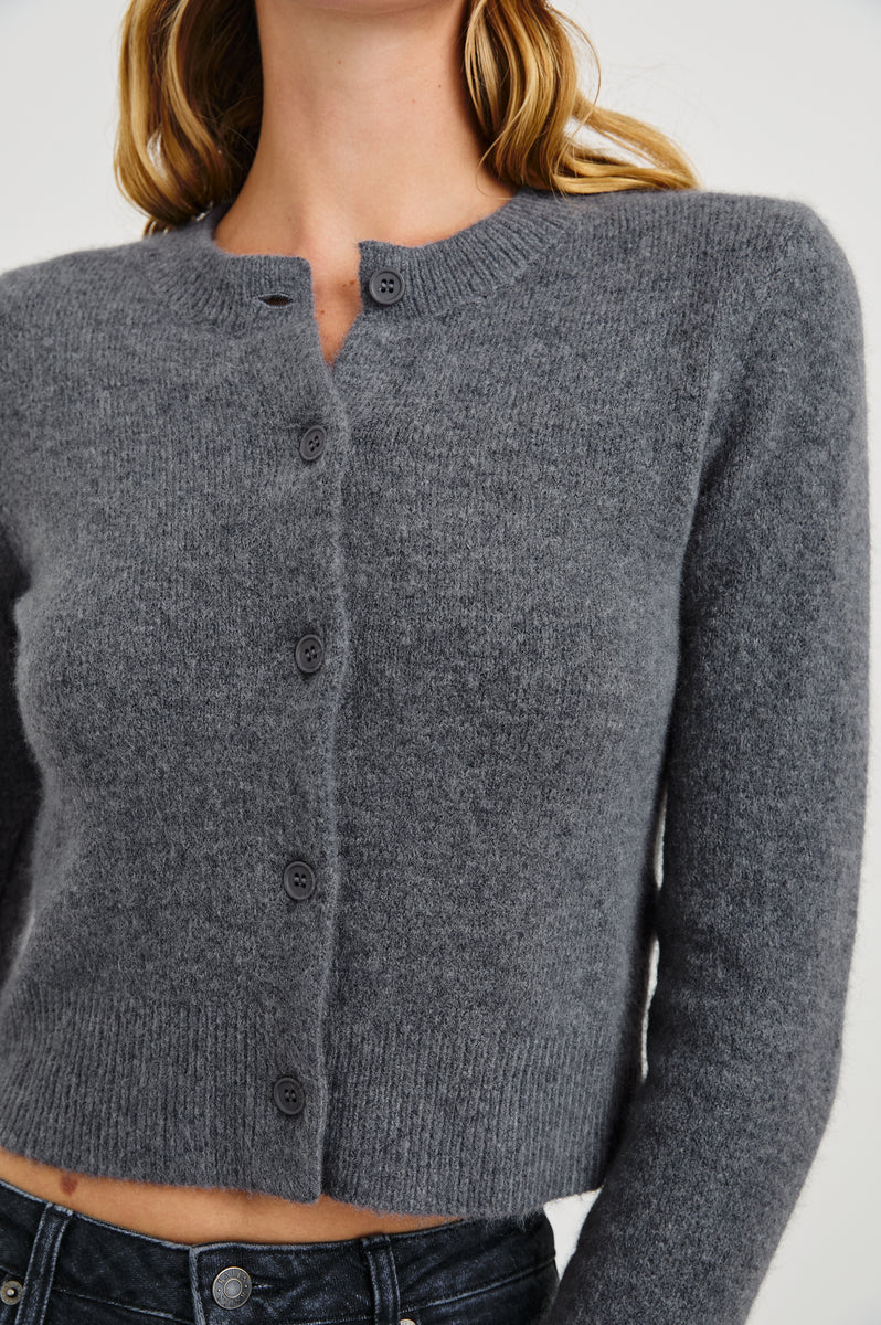 Cardigan Matilda 008 Charcoal - Image 2
