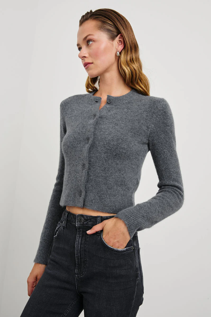 Cardigan Matilda 008 Charcoal - Image 3