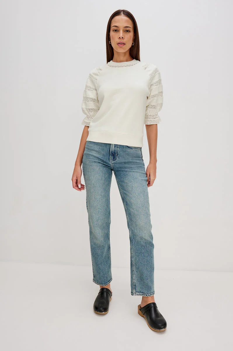 Sweatshirt Aggy 003 Ivory - Image 3