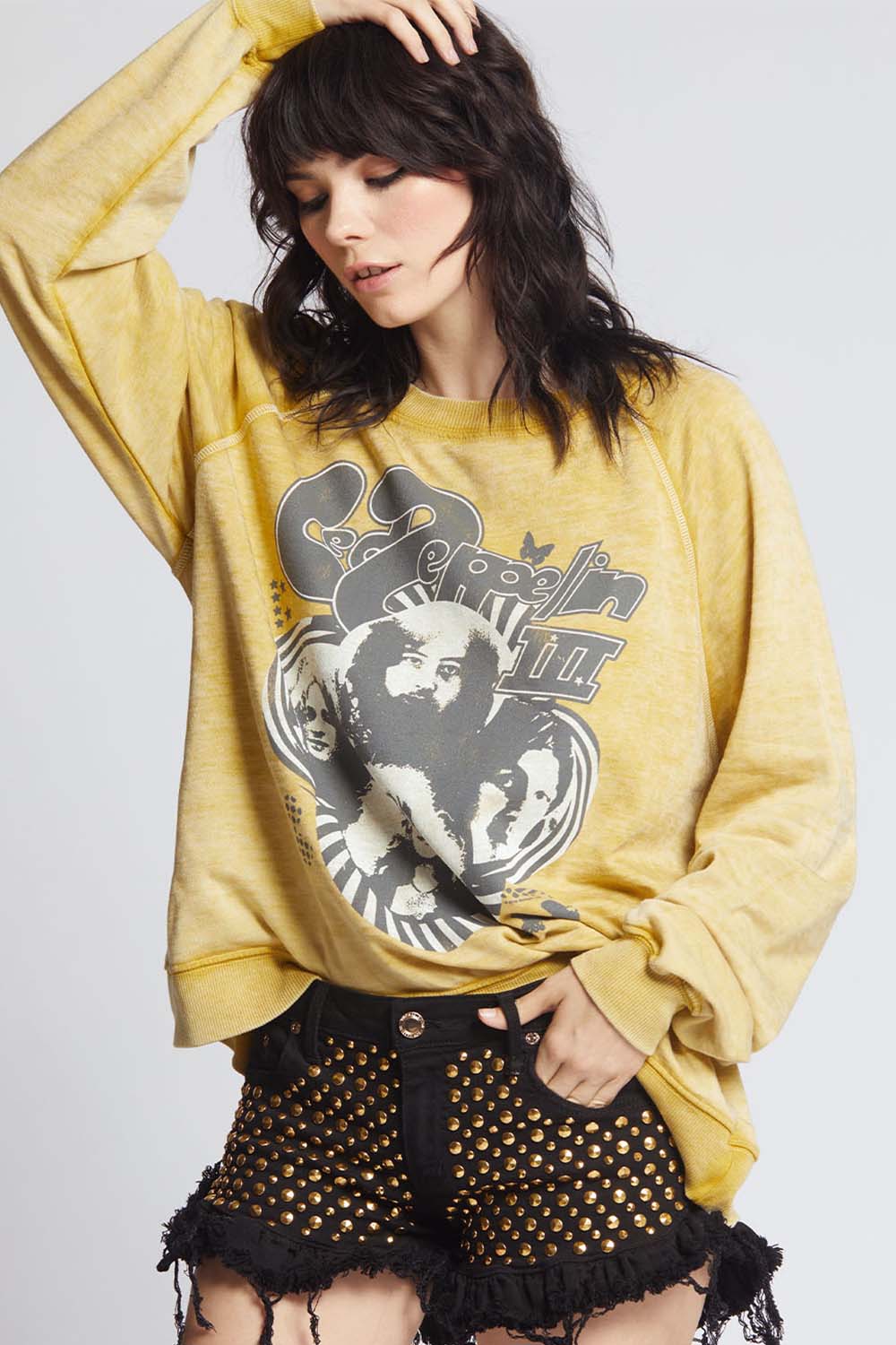 Sweatshirt 301880 Mustard - Image 3
