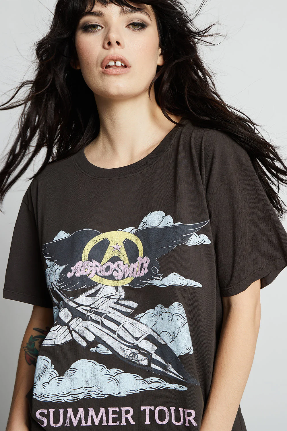 Tshirt 302209 Vintage-Black - Image 2