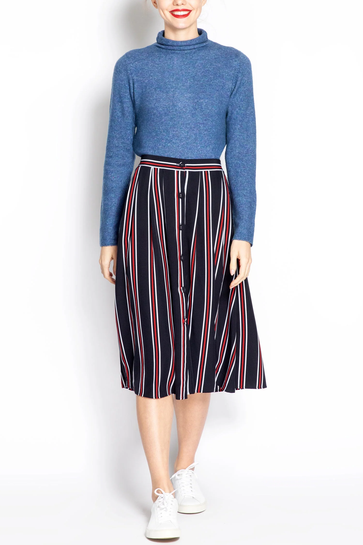 Roll Neck Cashmere Sweater - Image 6
