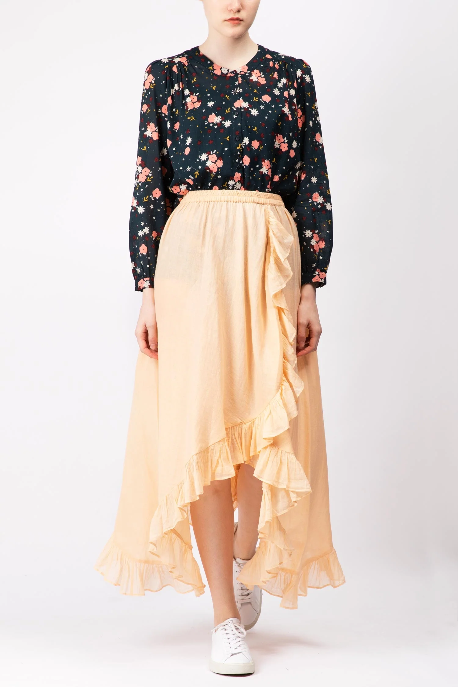 Ruffled Cotton Skirt - Image 4
