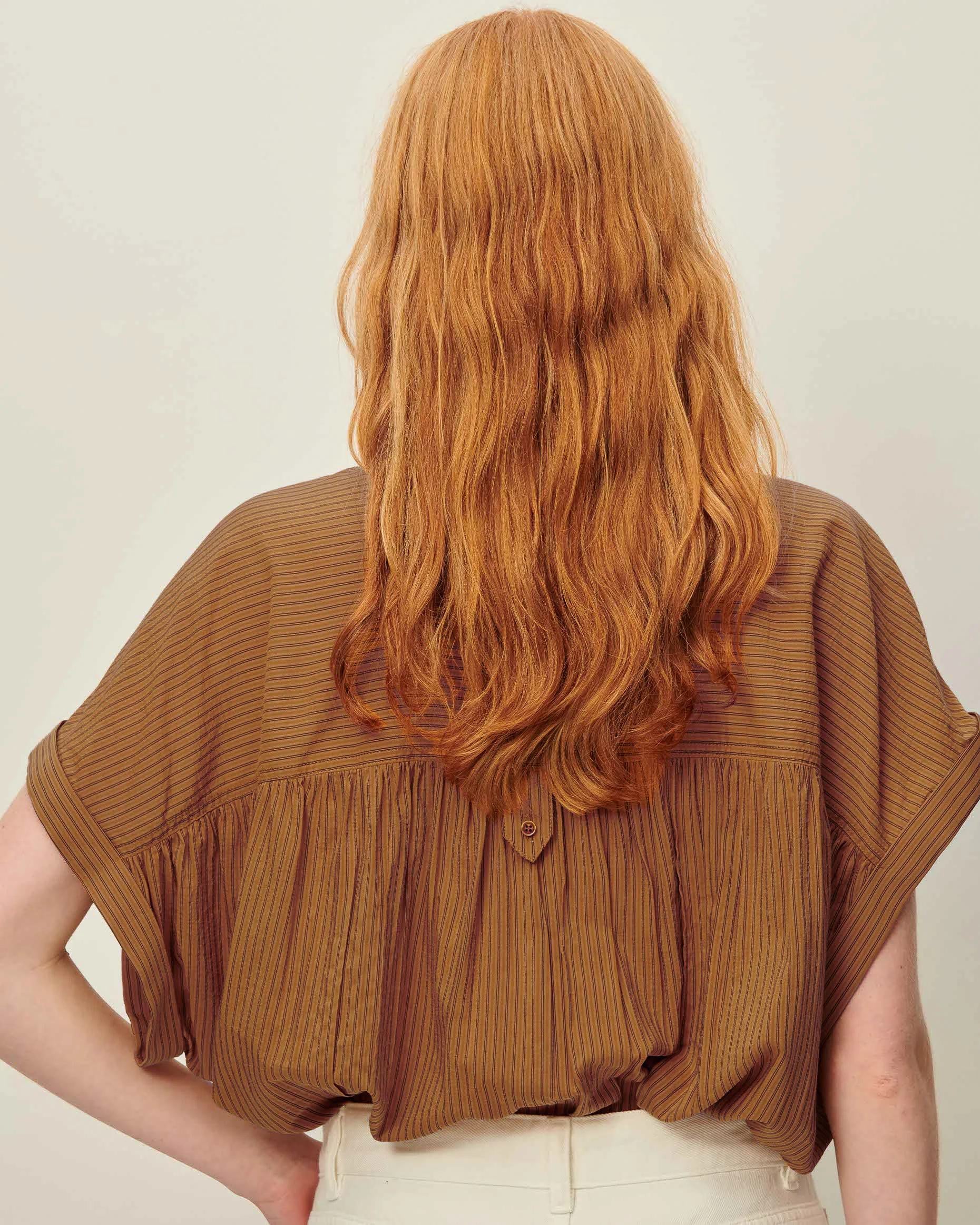 Women's Blouse Viscose Recycled Polyester - Mint Leaf Glaze - Image 5