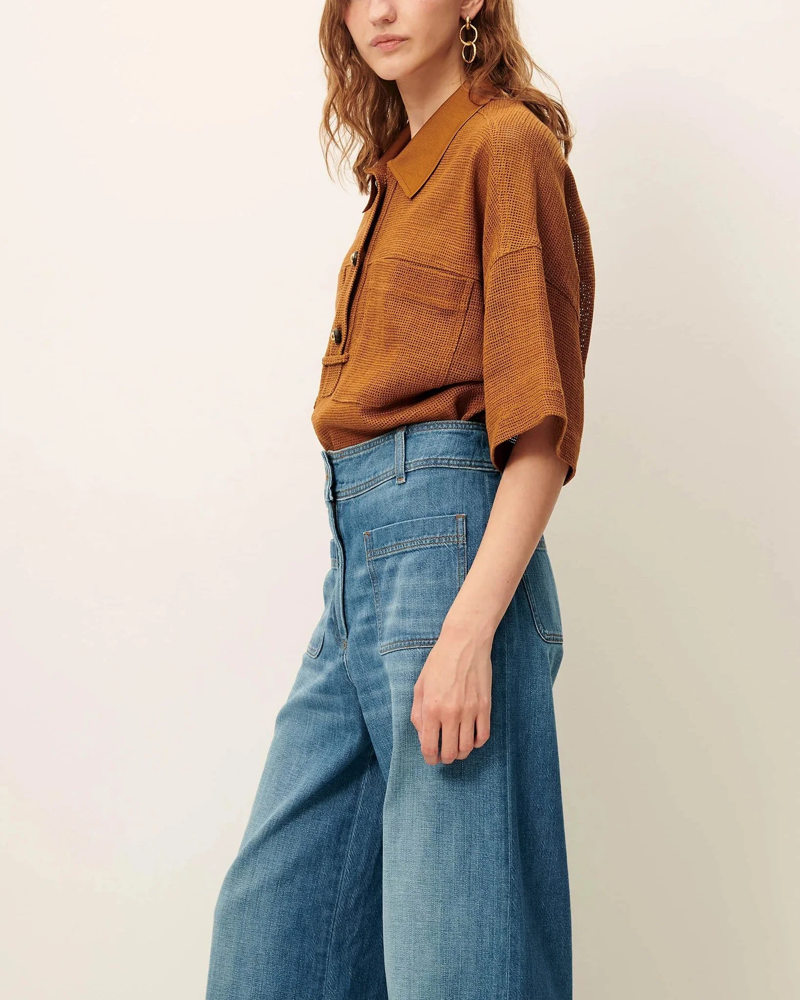 Blouse Paulo Amber-Brown - Image 3