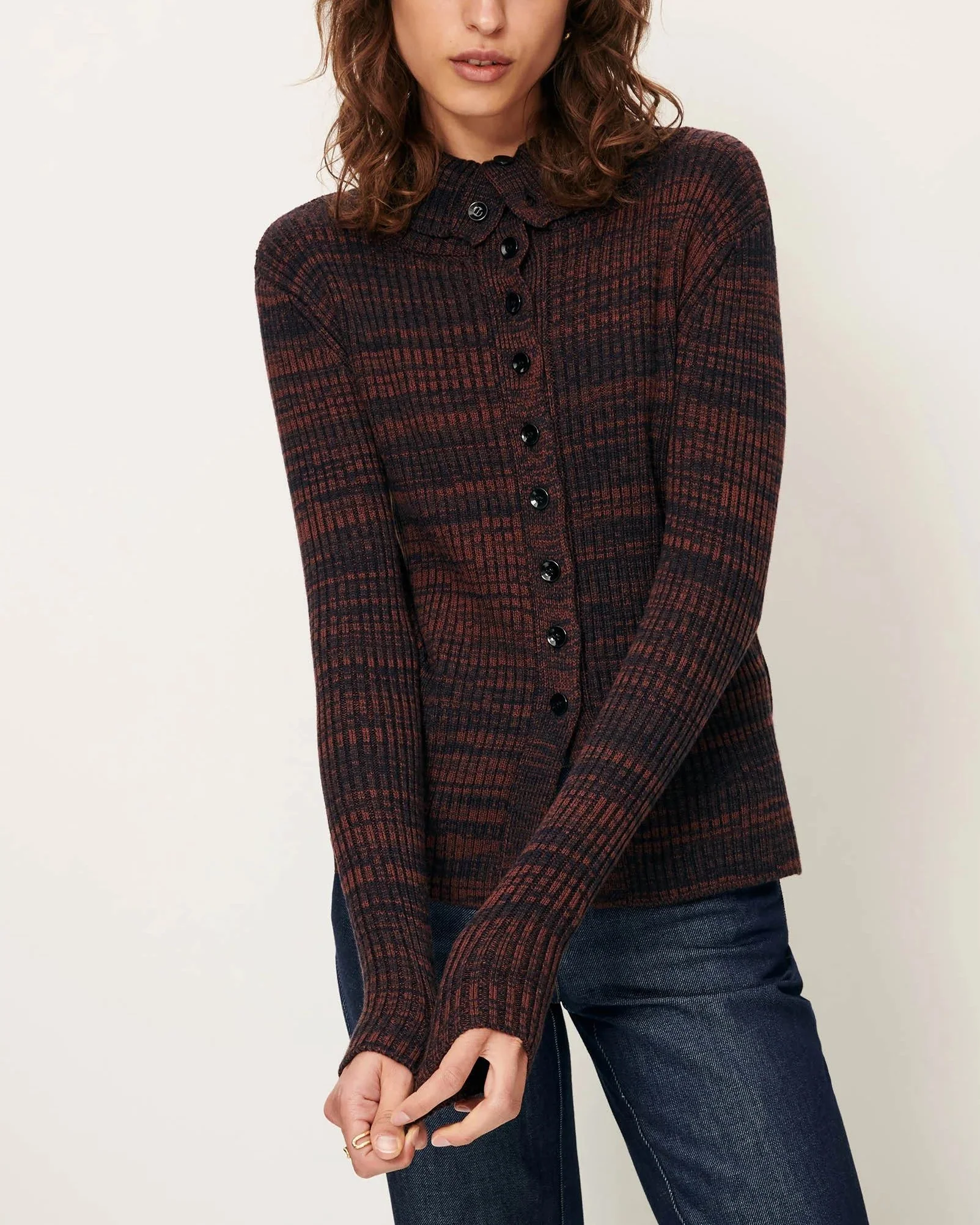 Cardigan Mokashi Navybrown