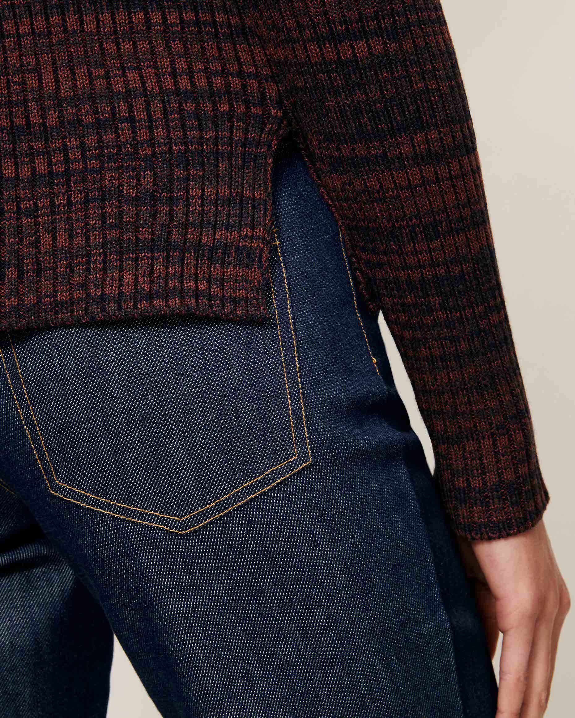 Cardigan Mokashi Navybrown - Image 3