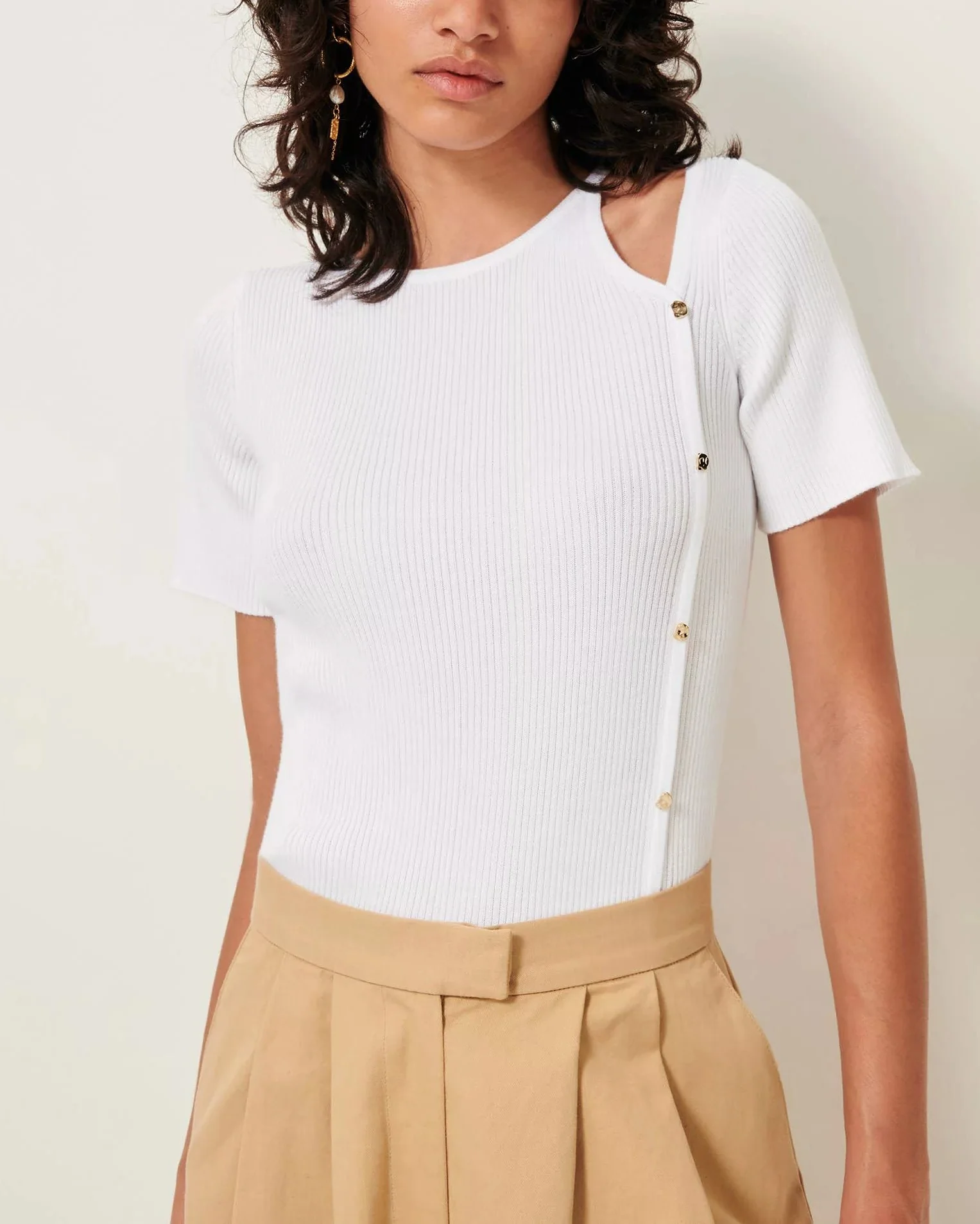 Tshirt Claro Jumper Optical-White