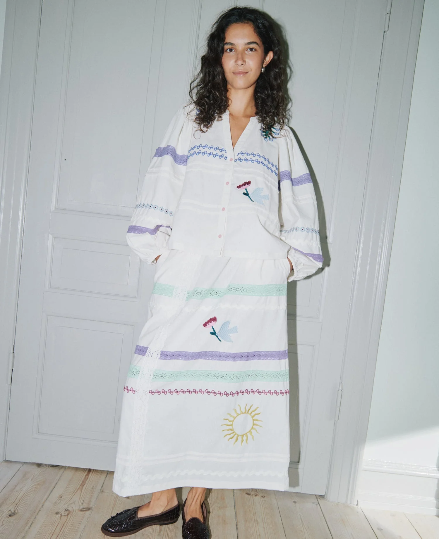 Skirt Isha Skirt Snow-White - Image 3