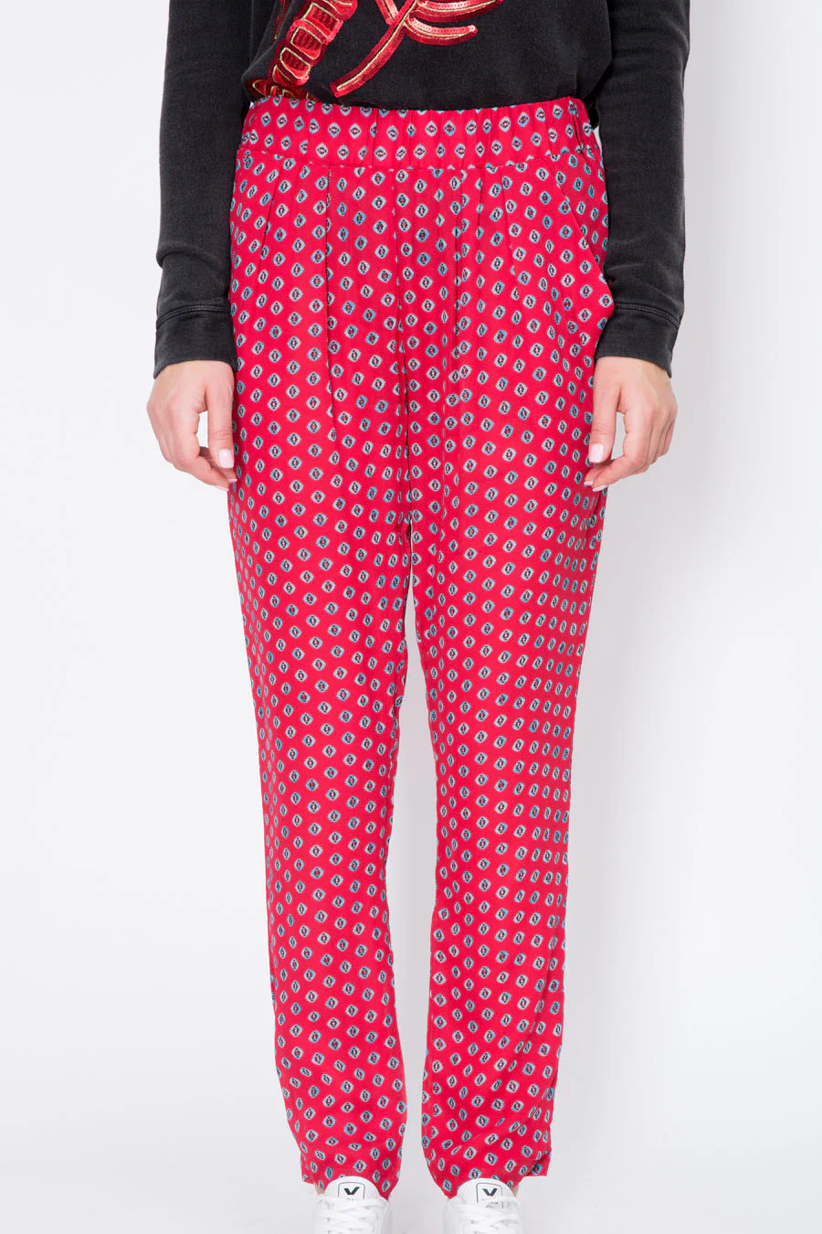 Straight Leg Crepe Pants - Image 3