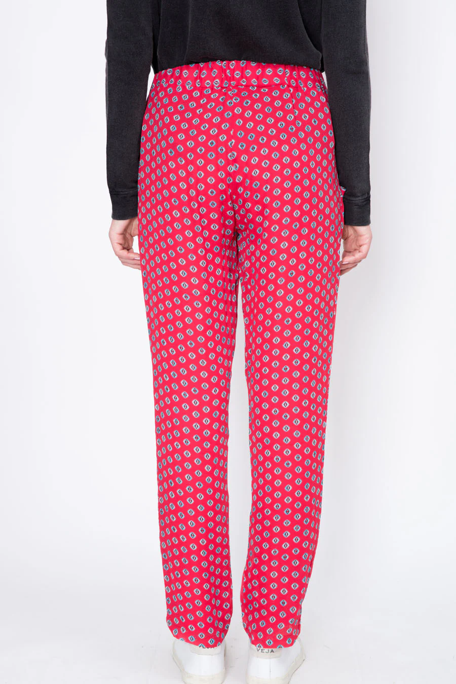 Straight Leg Crepe Pants - Image 4