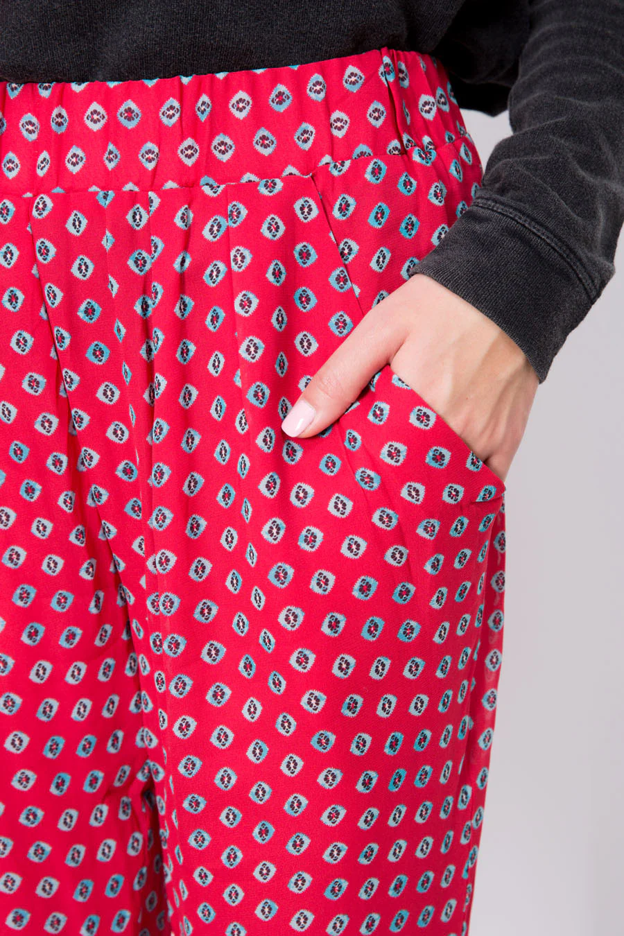 Straight Leg Crepe Pants - Image 5