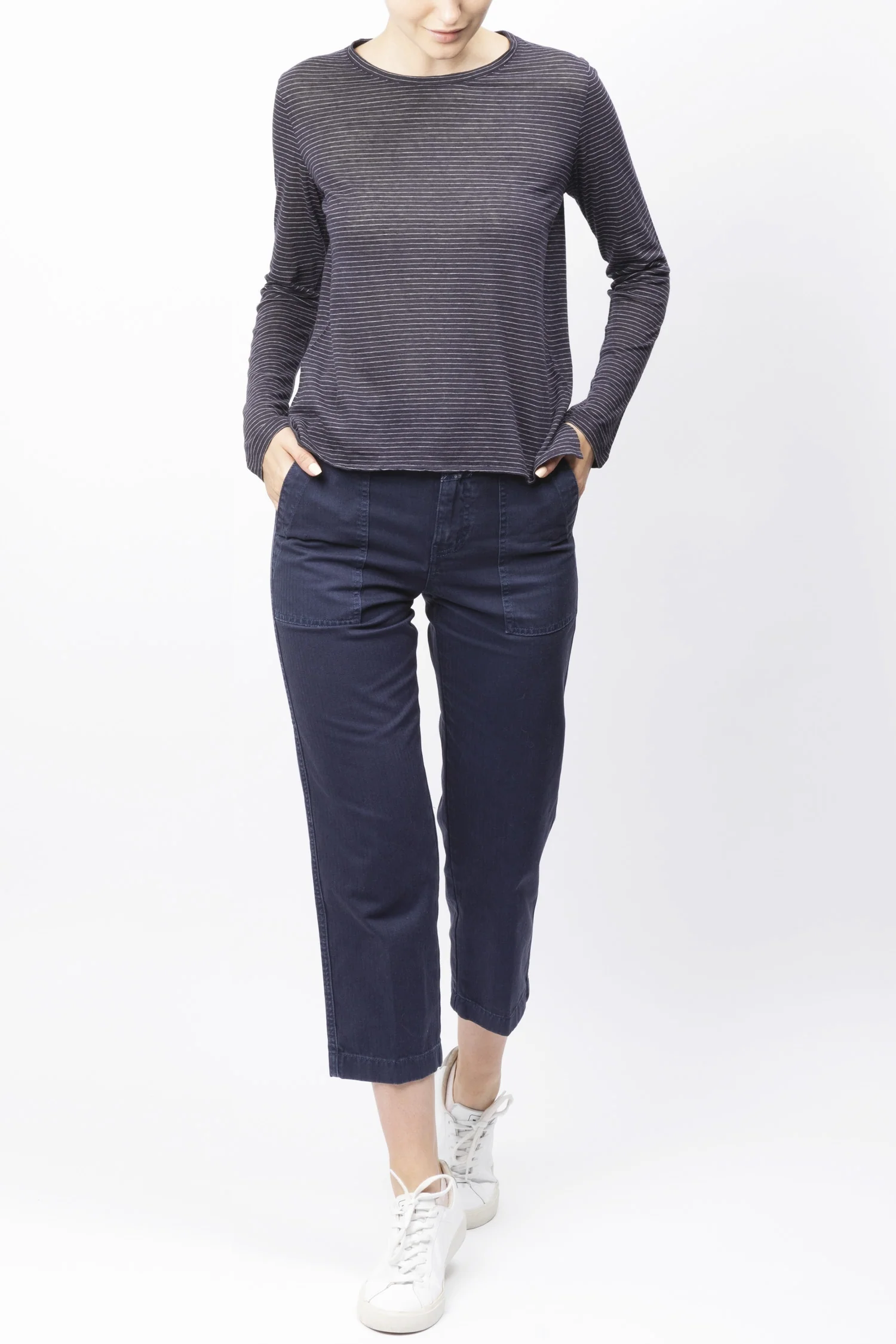 Striped Long Sleeved T-shirt - Image 4